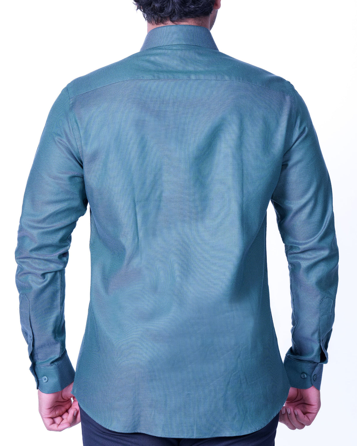 Emerald Evening Dobby Slim Fit - Storm Blue