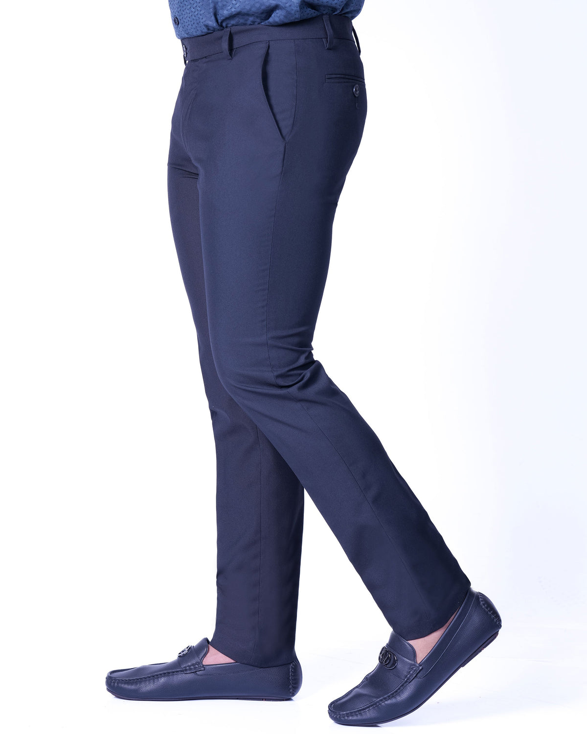 Emerald Formal Trouser Plain Ultra Slim Fit - Black