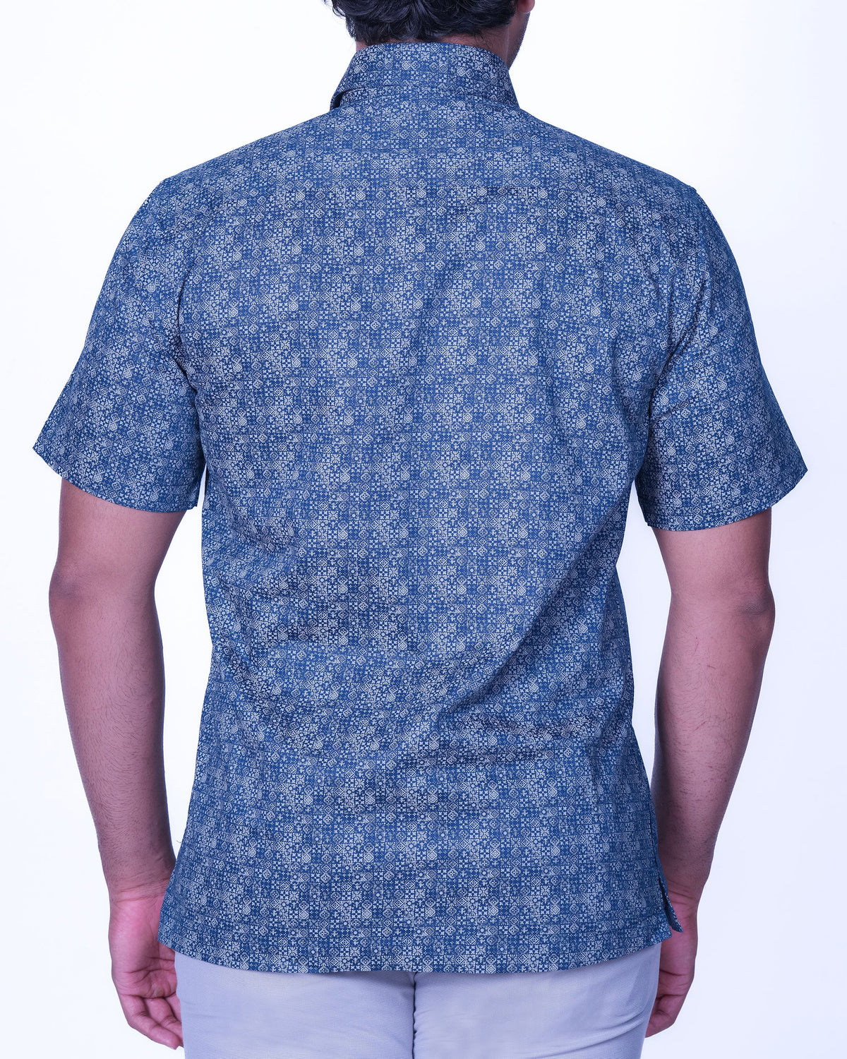 Emerald Casual Printed Regular Fit - Gray Down