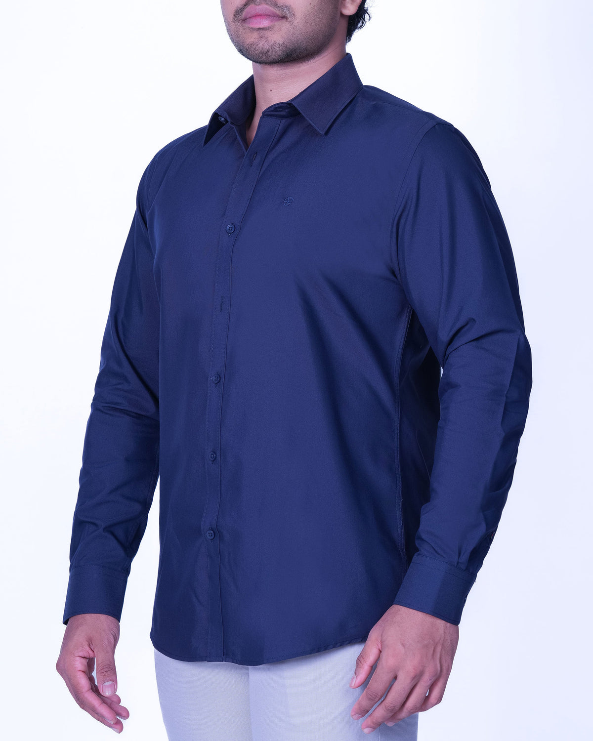 Emerald Evening Plain Slim Fit - Navy