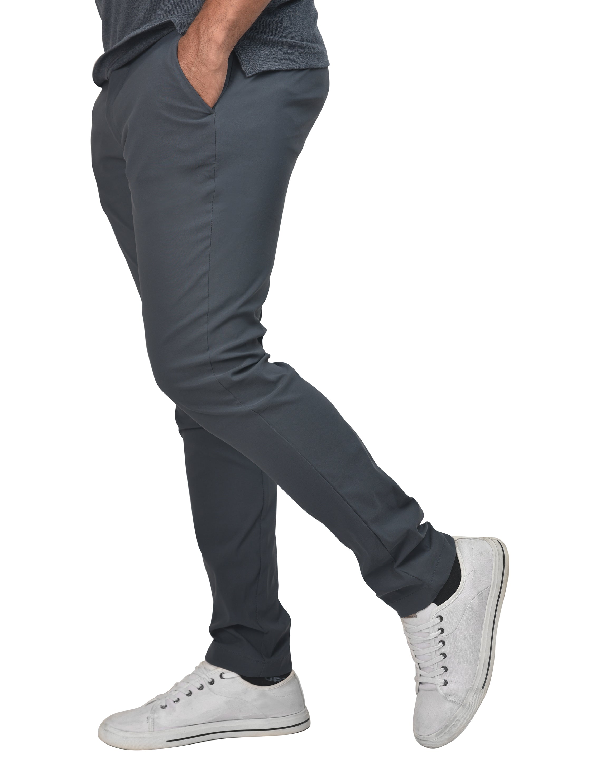 Emerald Utilitech Chino Plain Slim Fit-Moonless Night