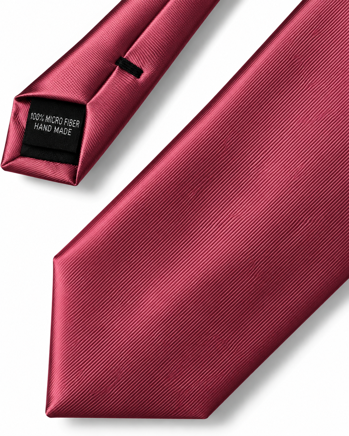 Burgundy Wine Microfiber Tie