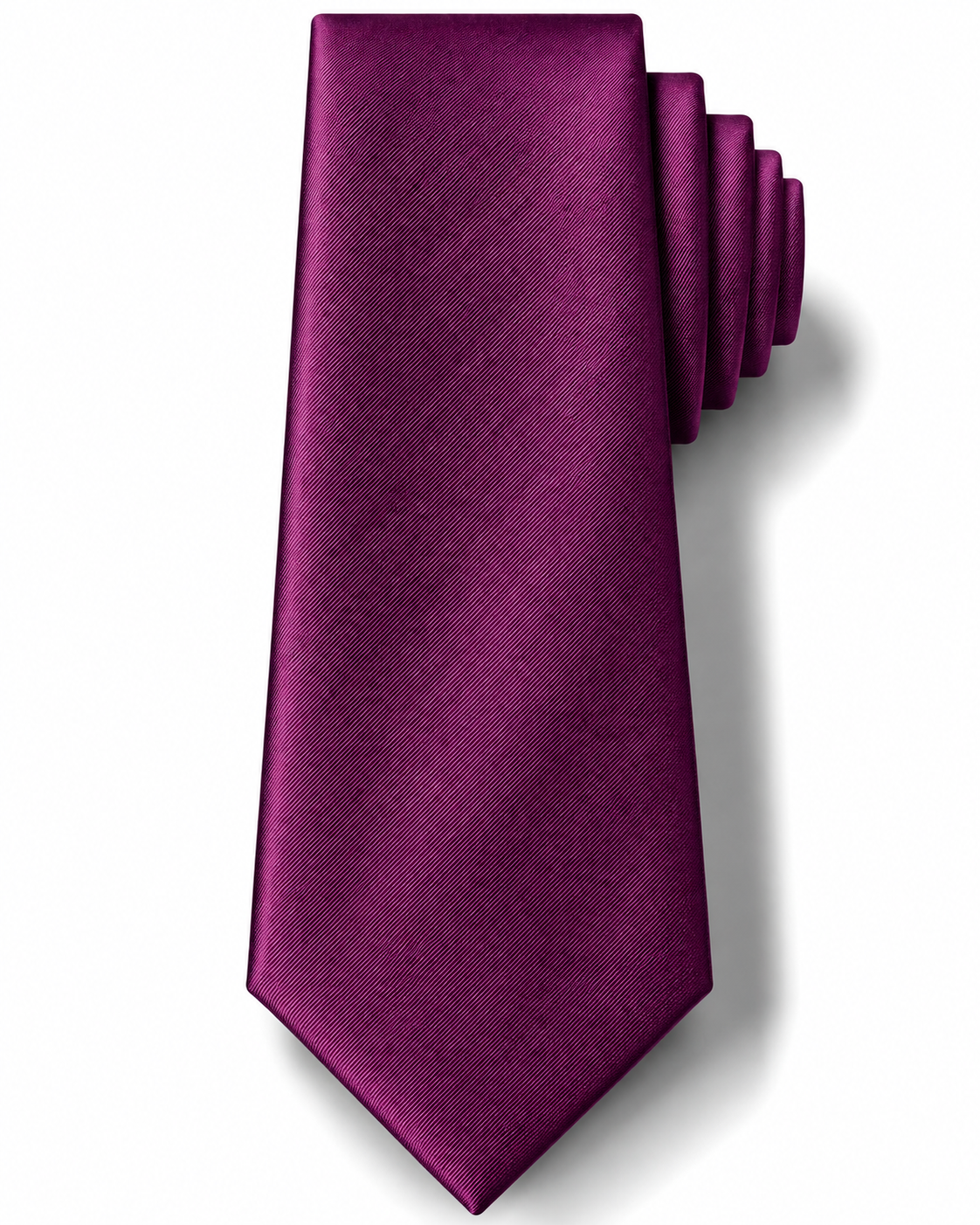 Regal Plum Solid Tie
