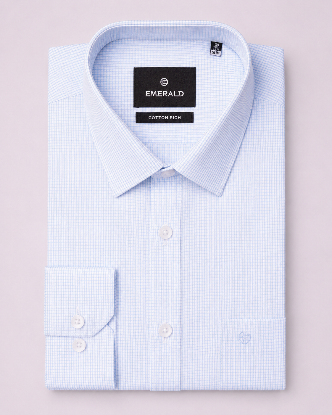Emerald Formal Checks Slim Fit - Little Boy Blue