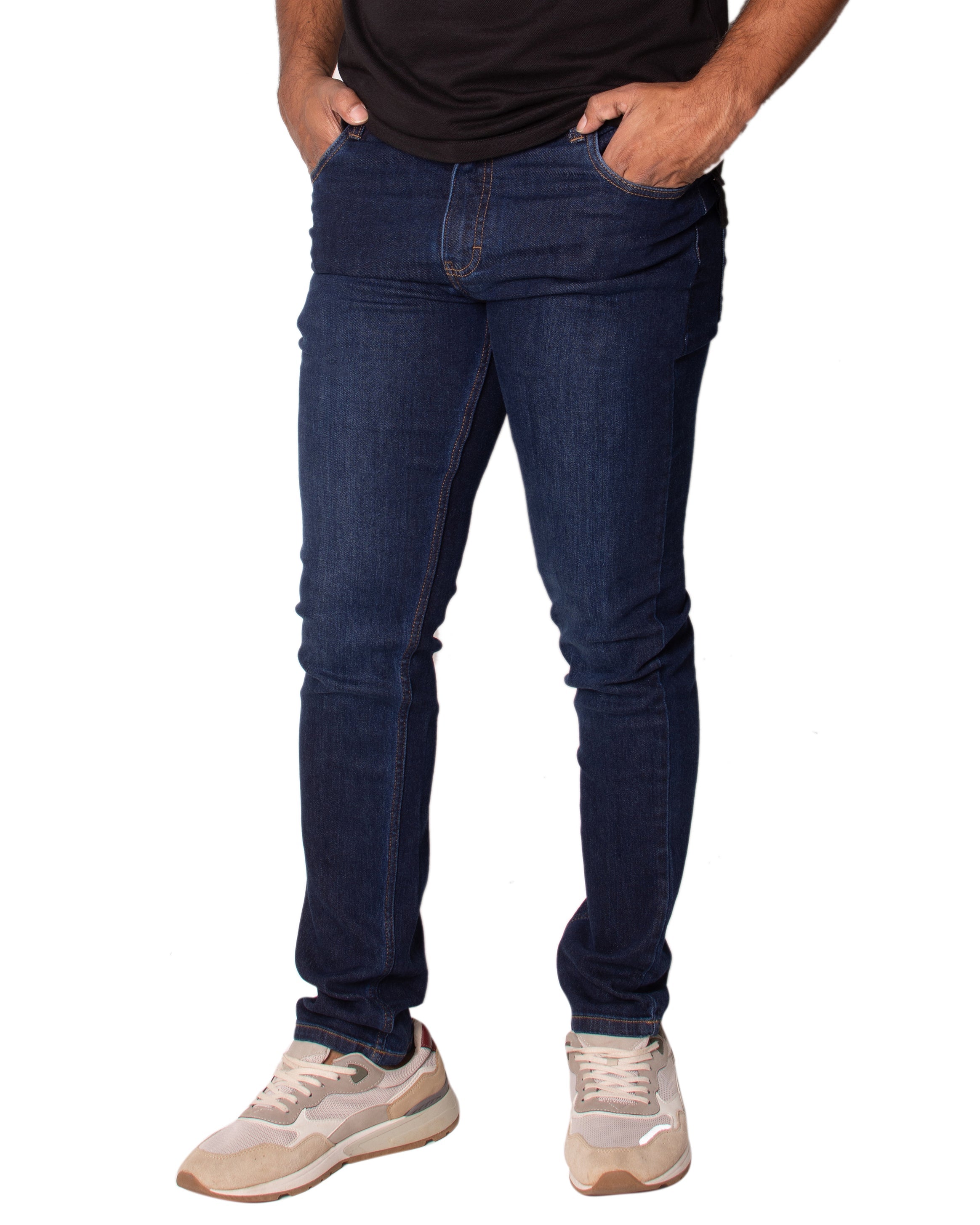 Denim Plain Slim Fit-Dark Wash
