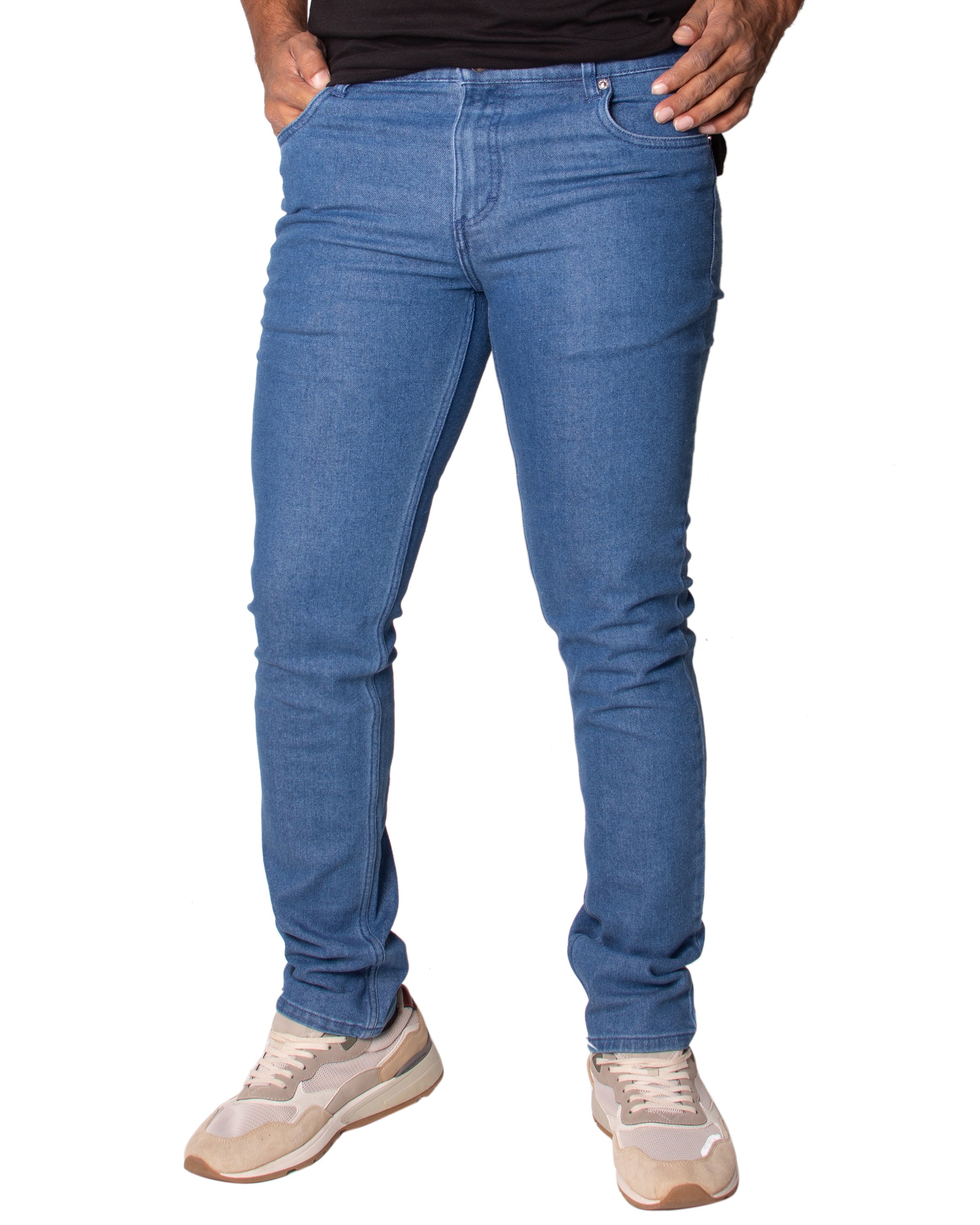 Authentic Denim Slim Mid Wash-Blue Insignia