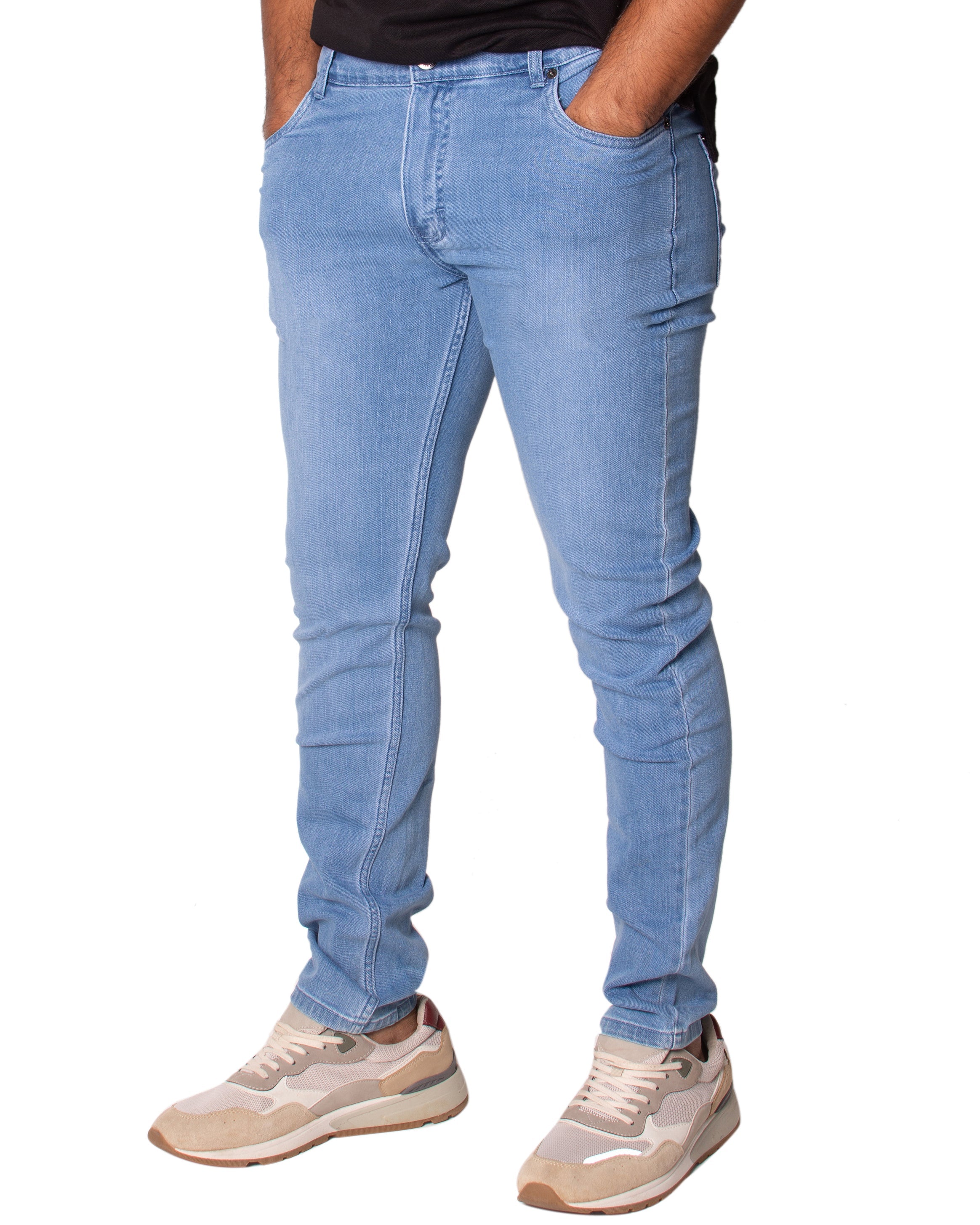 Denim Plain Slim Fit-Light Wash