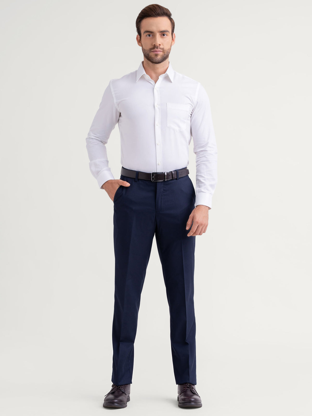 Emerald Formal Trouser Stripe Slim Fit - Merlin