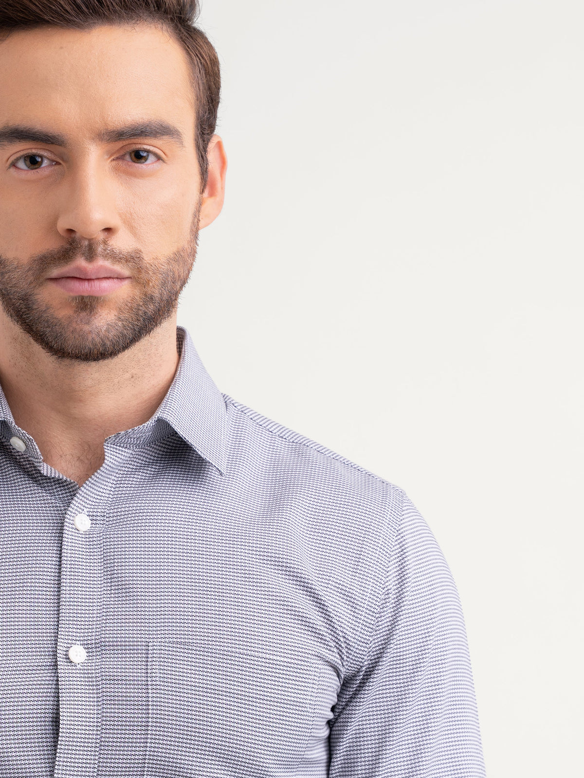 Emerald Majesty Micro Checks Slim Fit - Nice Iron