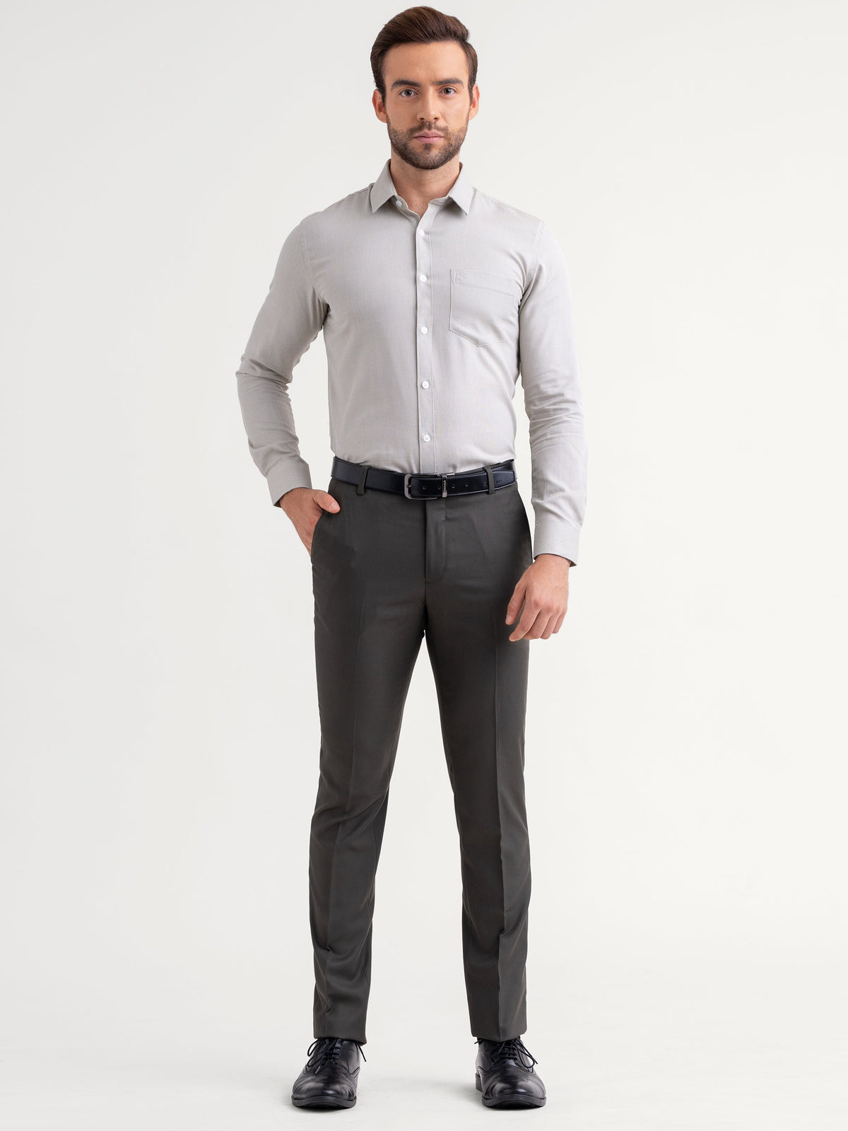 Emerald Formal Dobby Slim Fit - Butter Nut