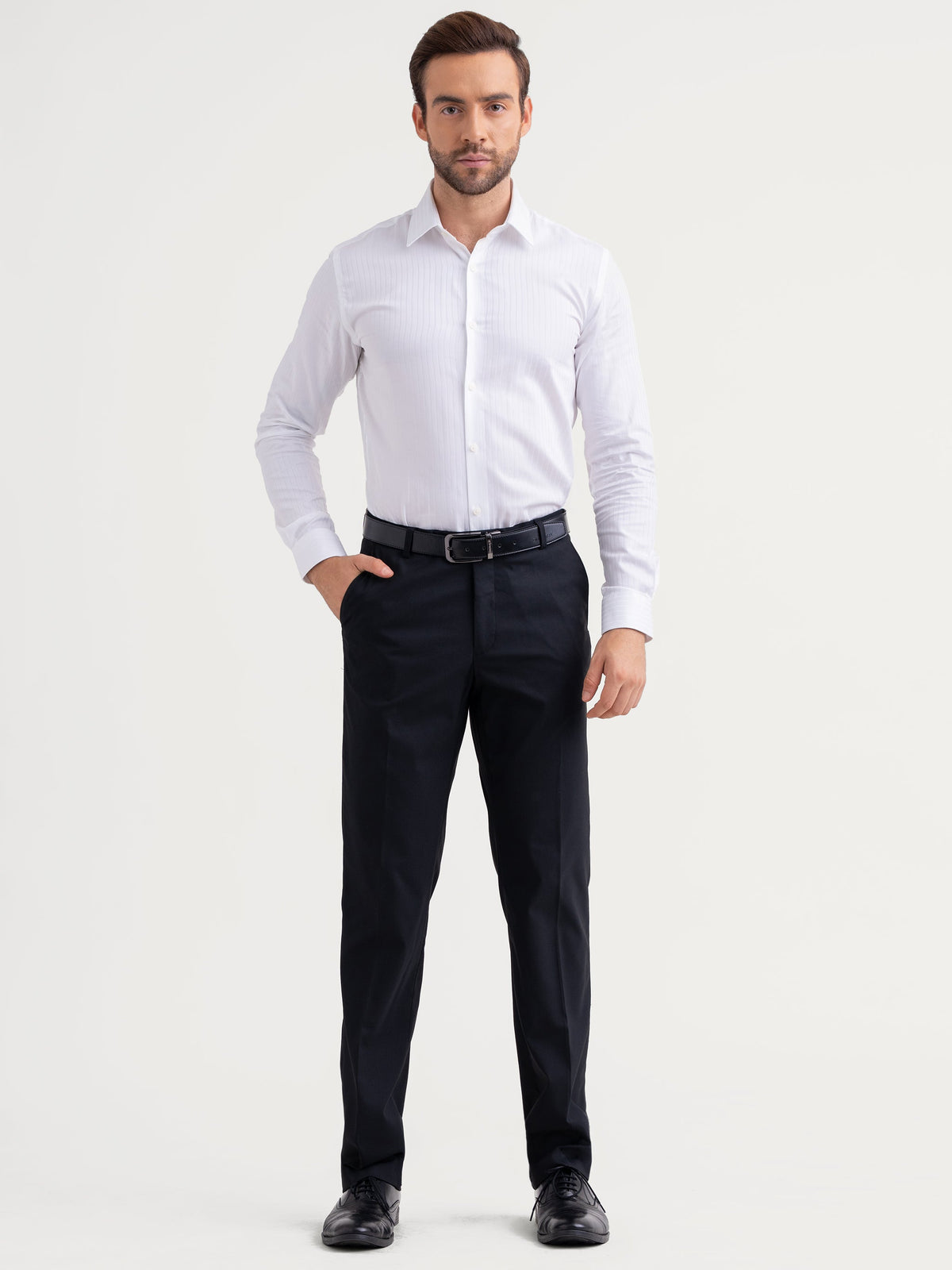 Emerald Formal Trouser Plain Regular Fit - Black