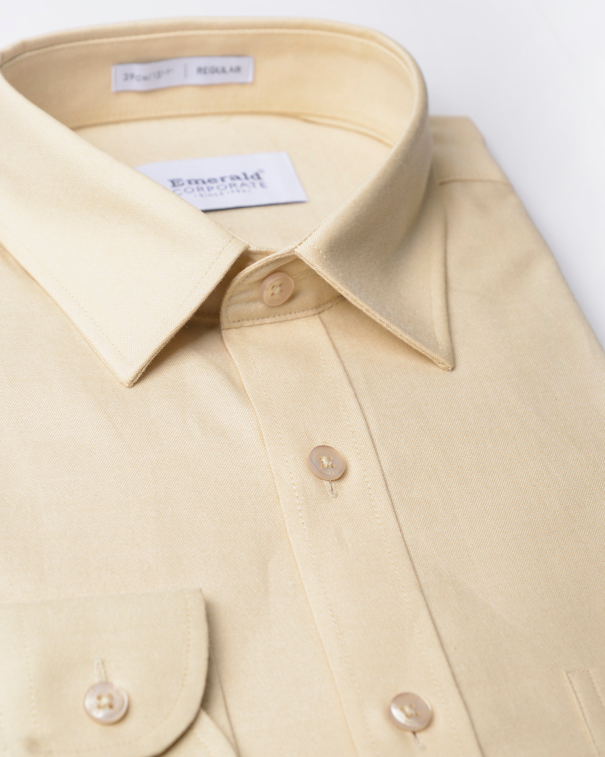 Emerald Corporate Plain Regular Fit-Brown Tannin