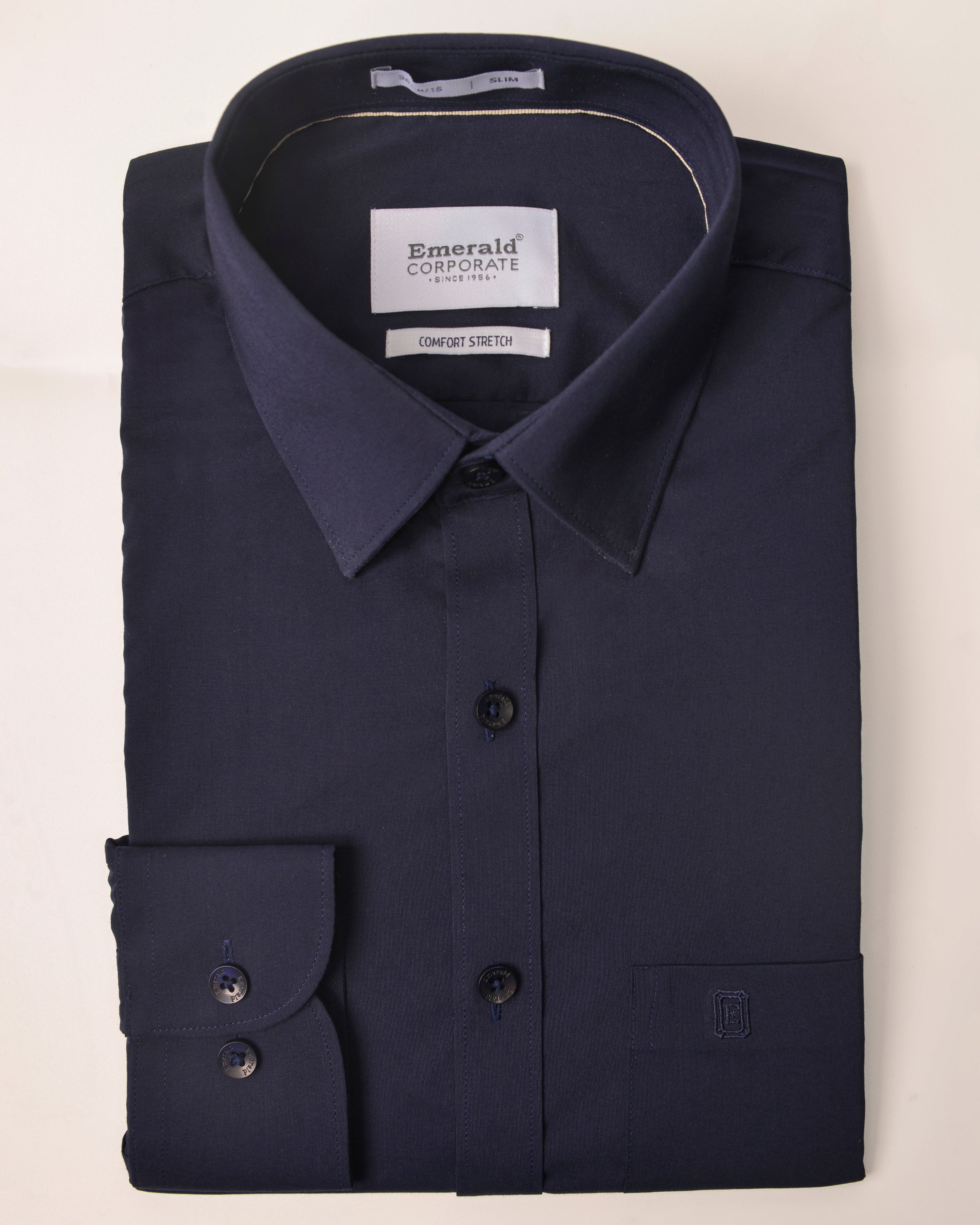 Emerald Corporate Plain Slim Fit-Astral Aura