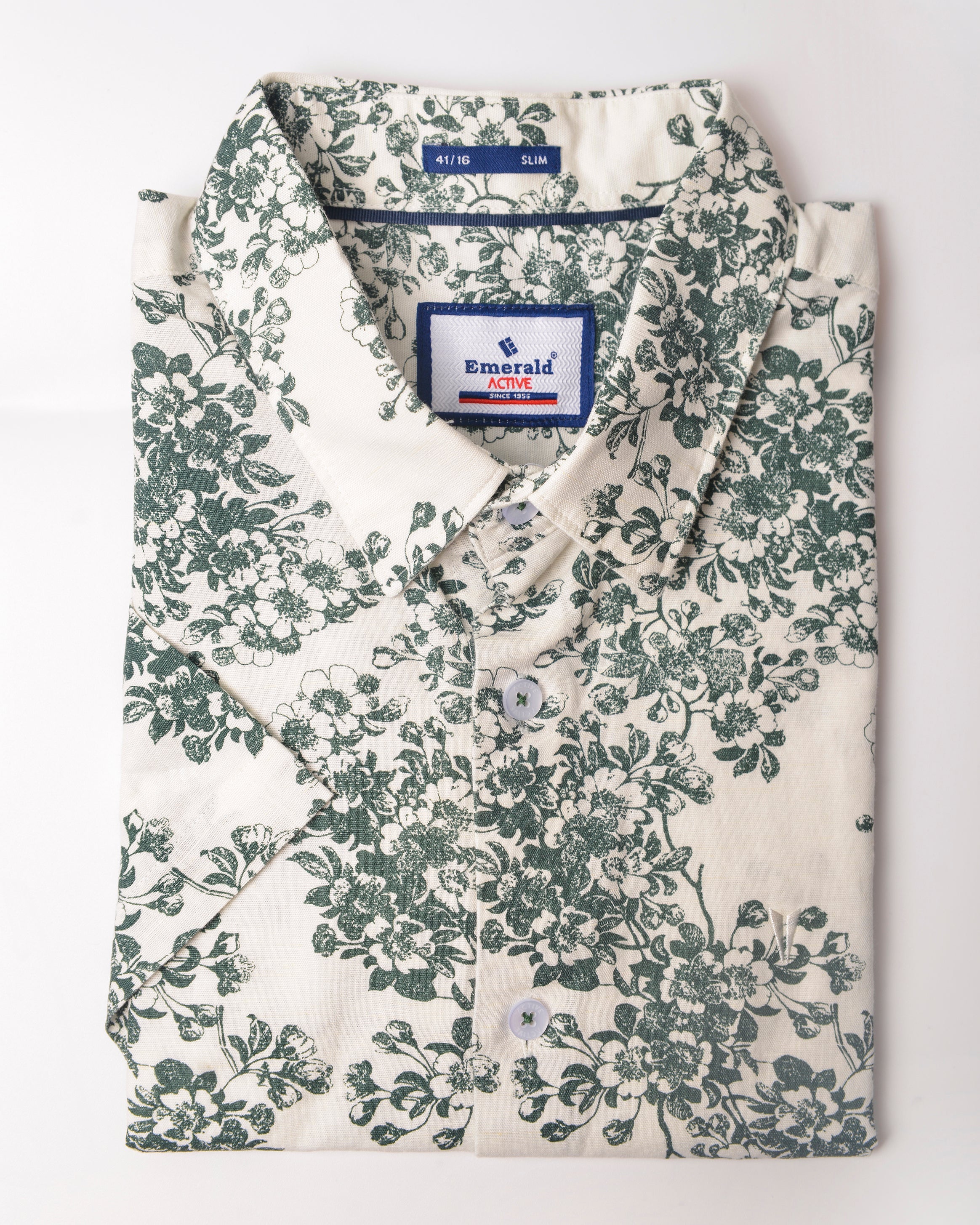 Emerald Active Slim Fit-Green Pastures