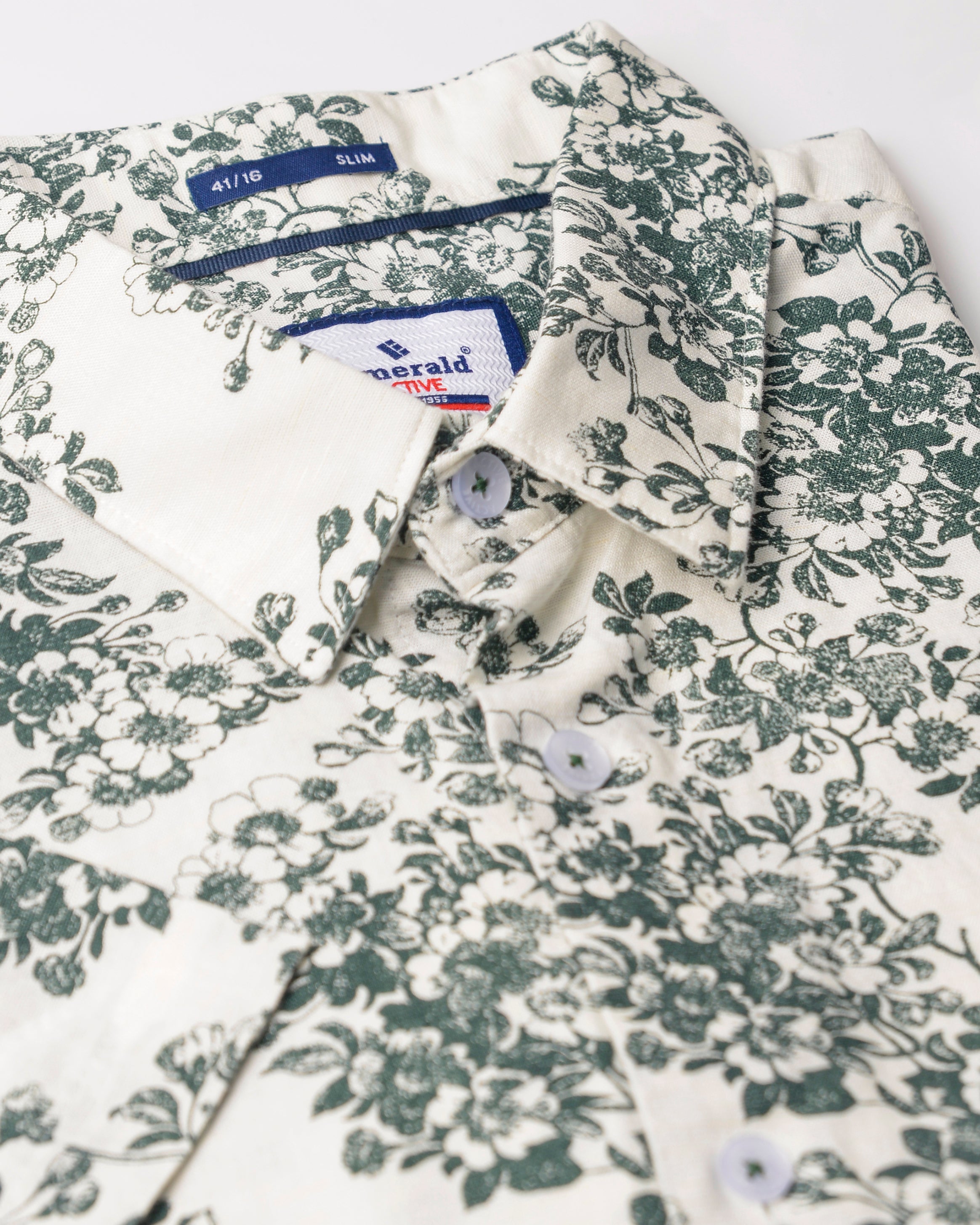 Emerald Active Slim Fit-Green Pastures