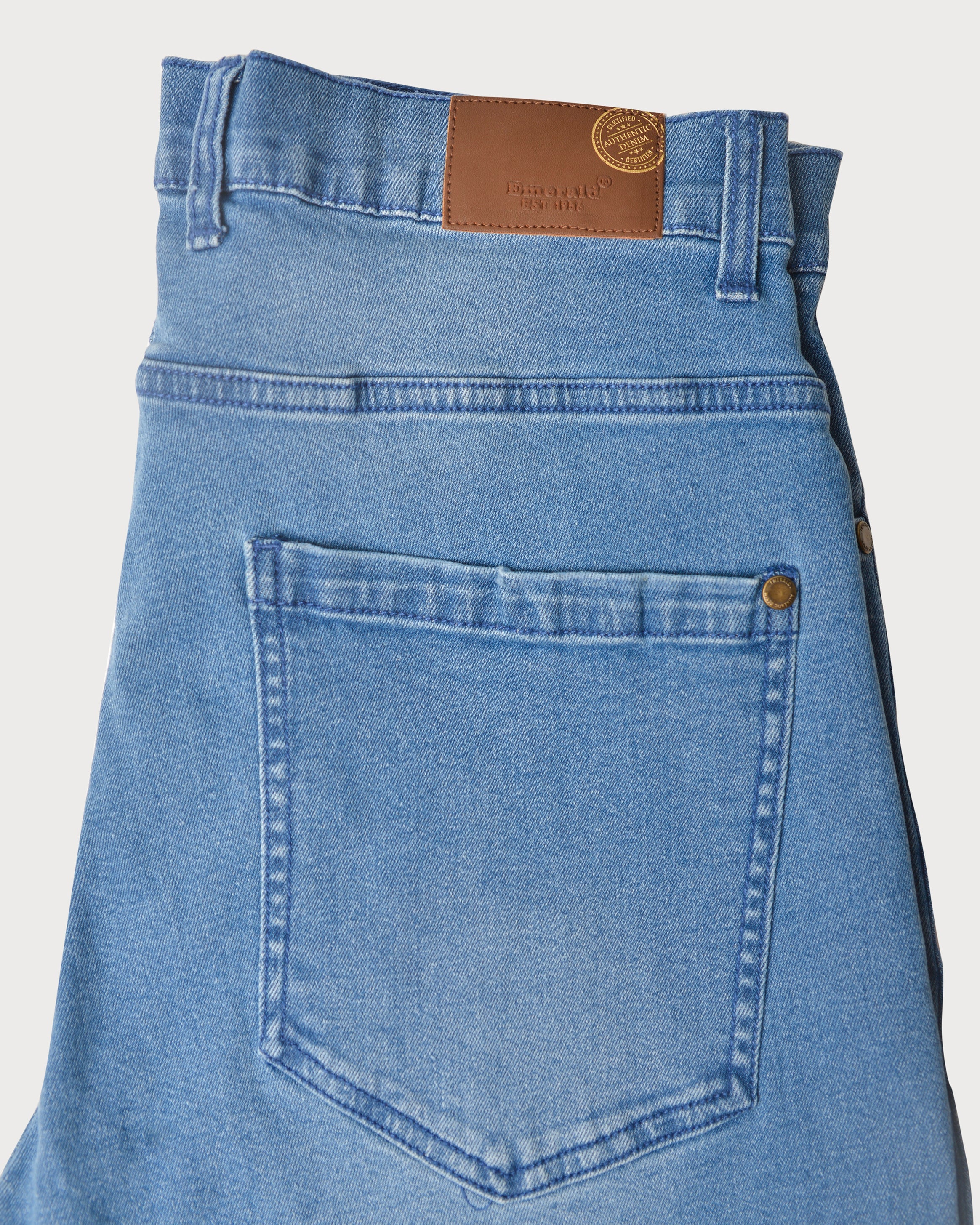 Emerald Denim Rinse Wash Slim Fit-Navy
