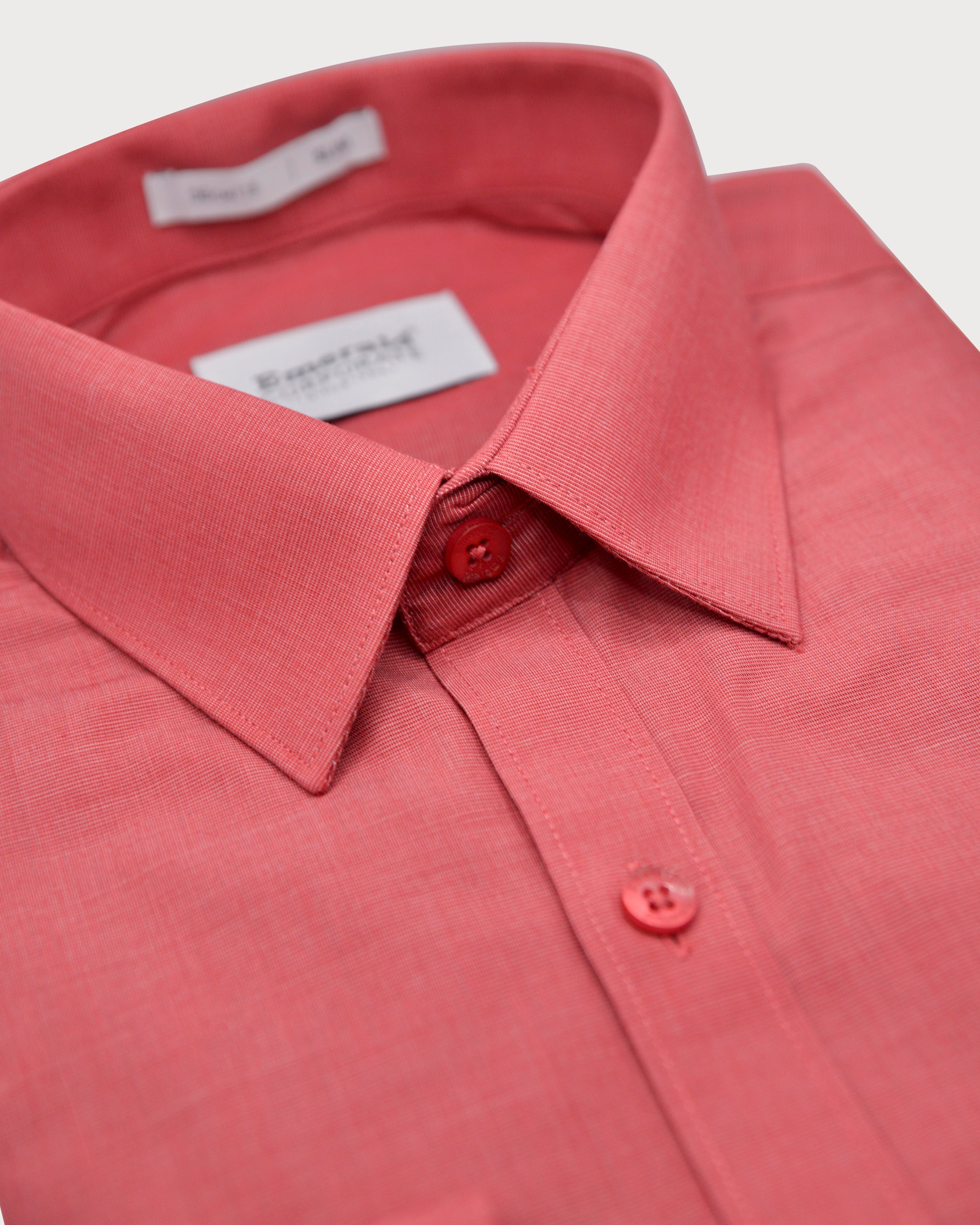 Emerald Corporate Fil A Fil Slim Fit-Red Clay