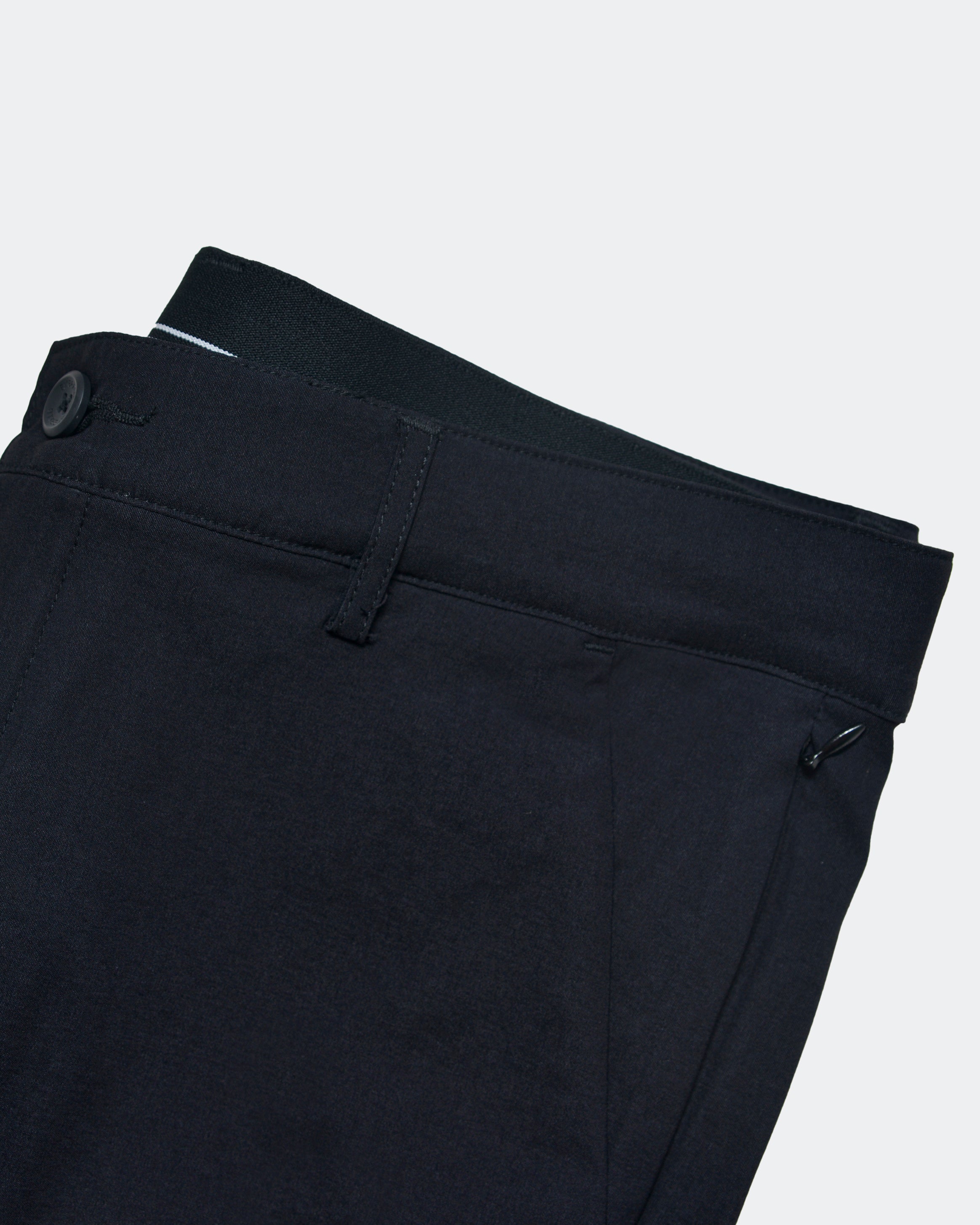 Emerald Utilitech Chino Plain Slim Fit-Black