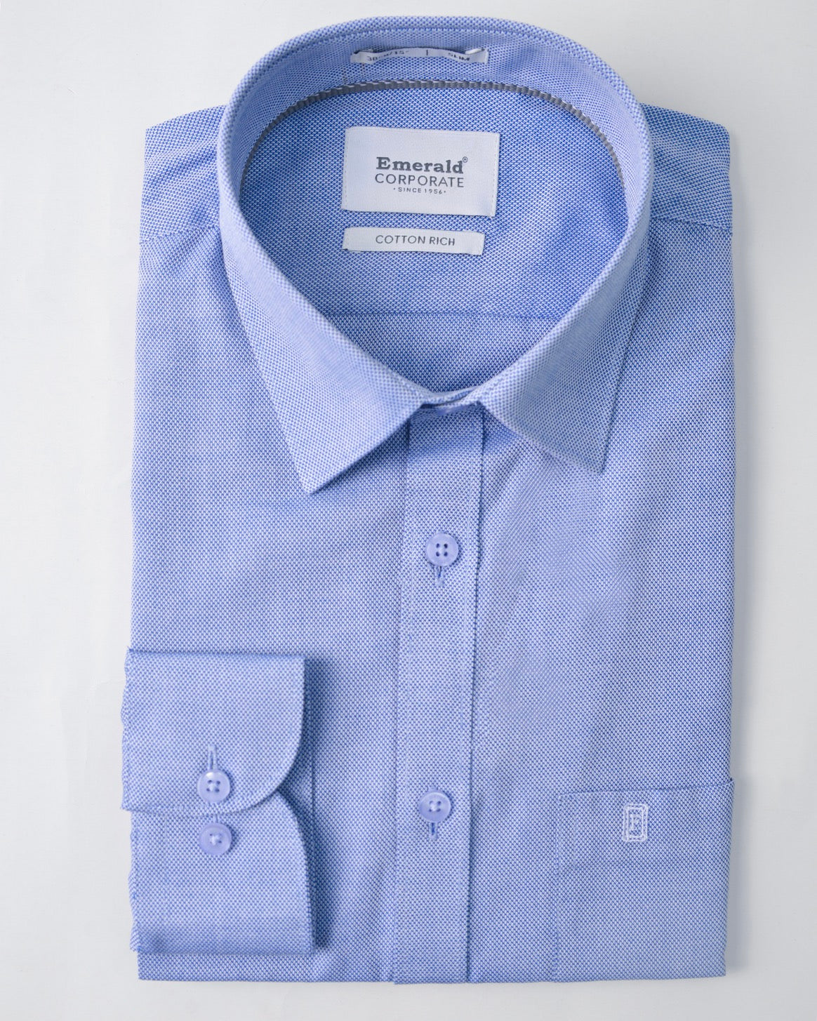 Emerald Corporate Royal Oxford Slim Fit-Navy