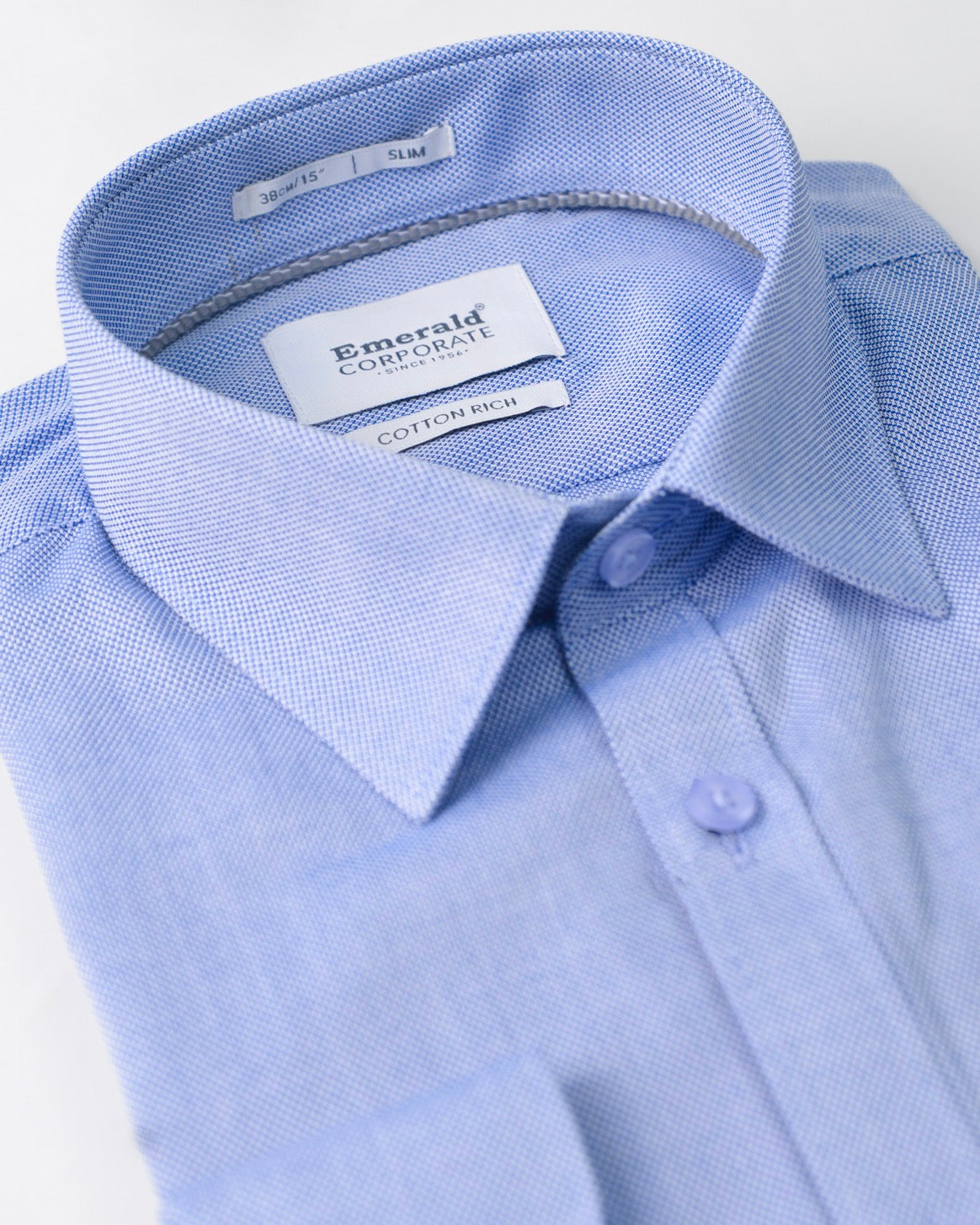 Emerald Corporate Royal Oxford Slim Fit-Navy