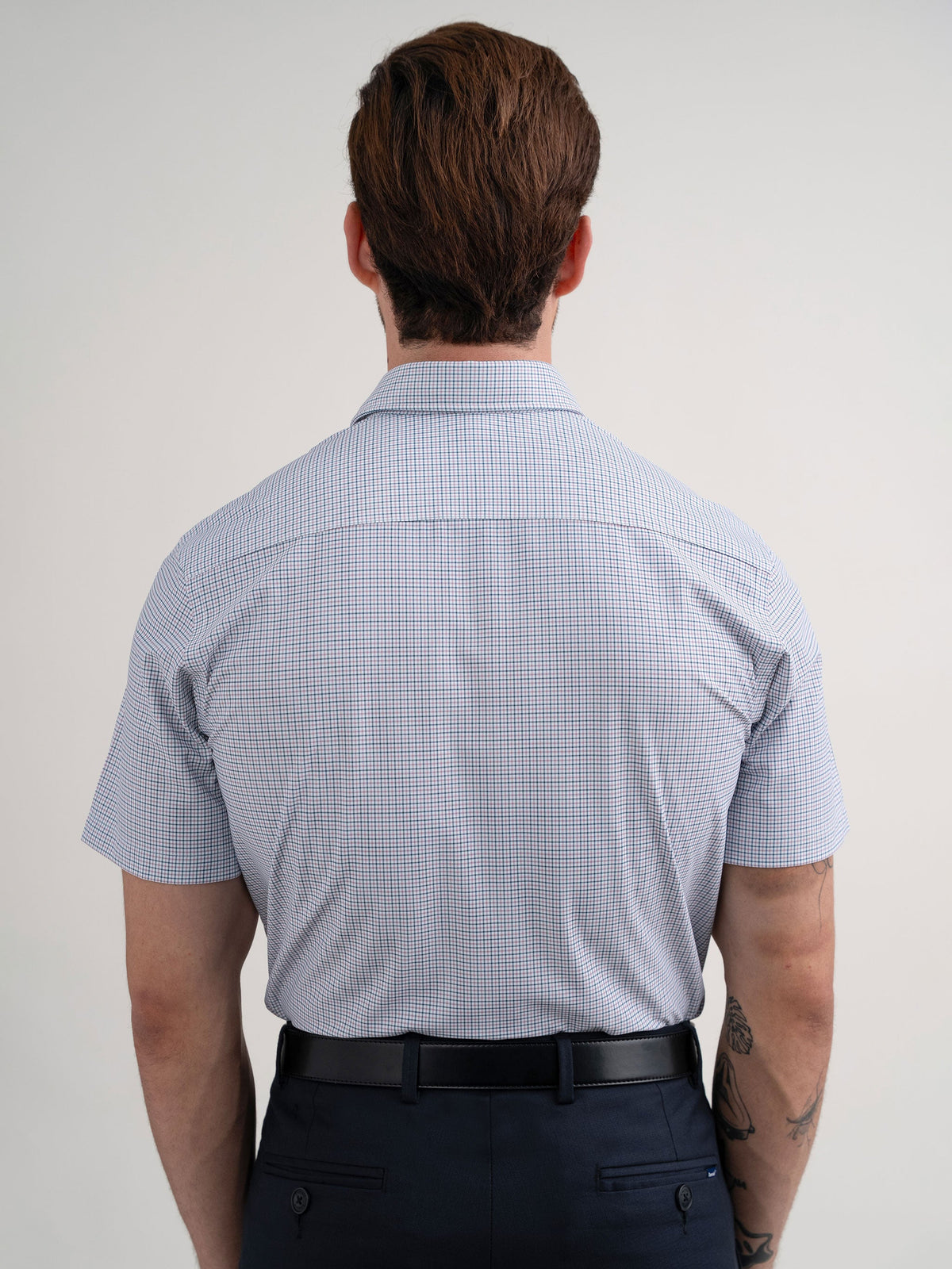Emerald Formal Checks Regular Fit - Earth Red
