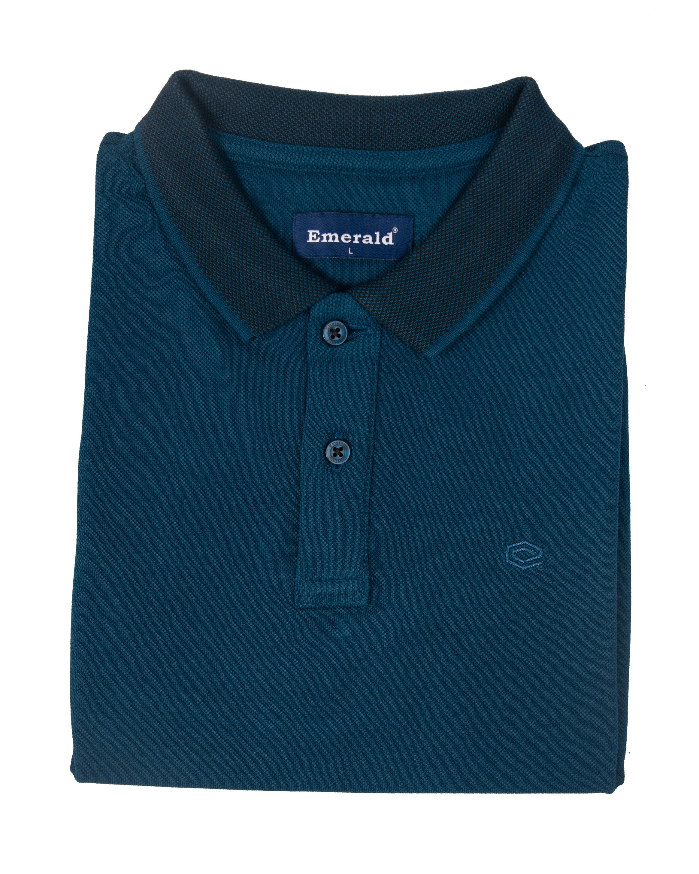 Polo Pique Solid Slim Fit-Faience