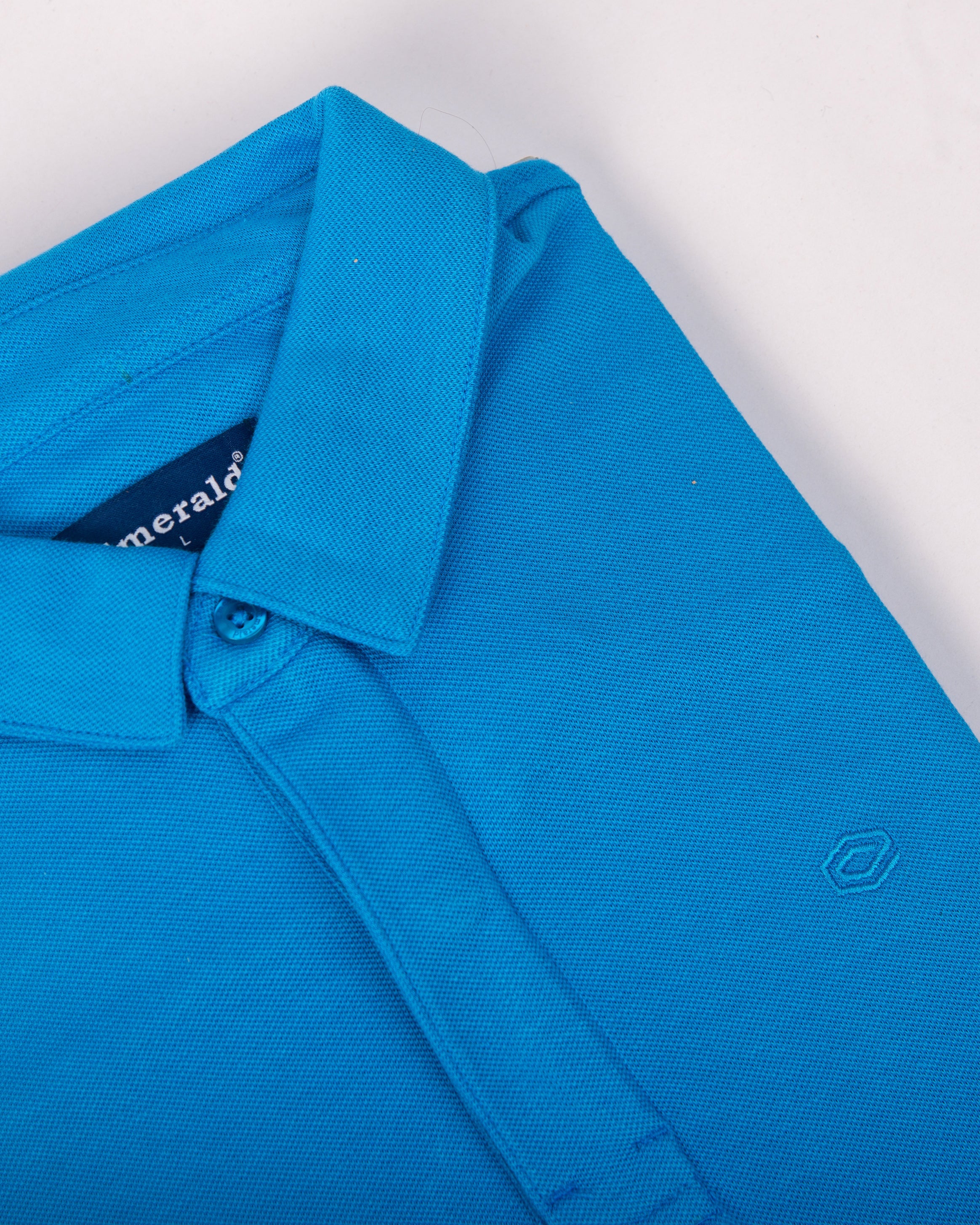 Polo Pique Solid Slim Fit-Little Boy Blue