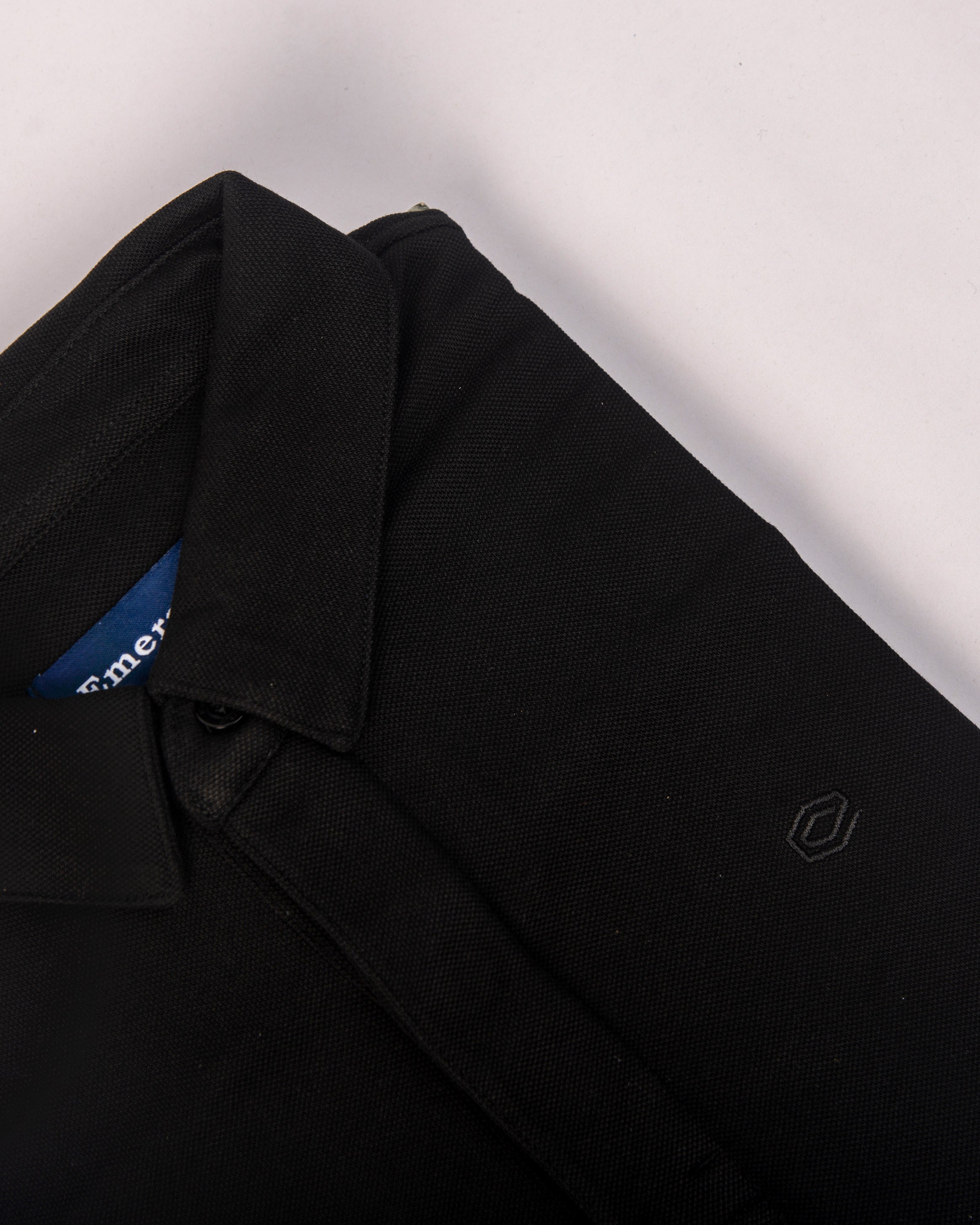 Polo Pique Solid Slim Fit-Black Inck