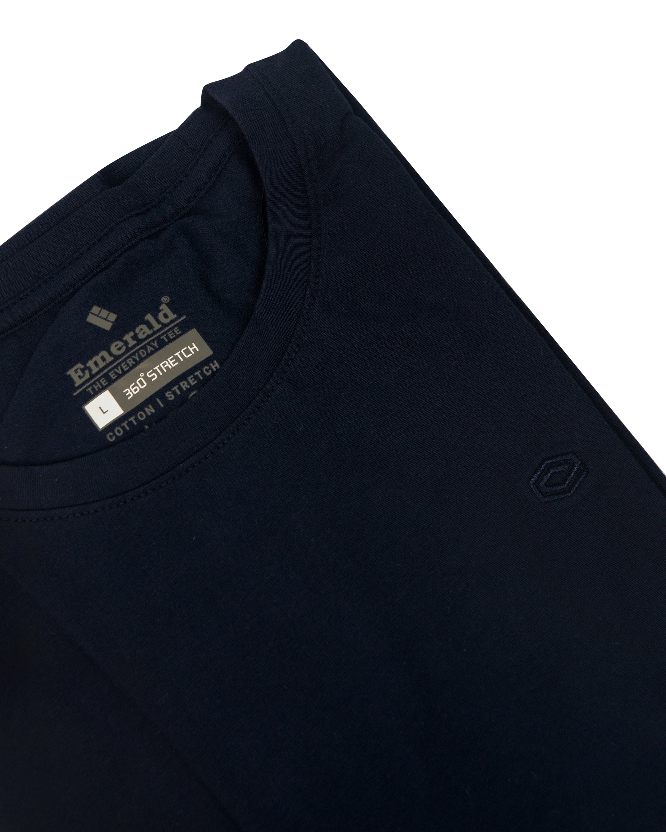 Emerald Crew Single Jersey Slim Fit-Astral Aura