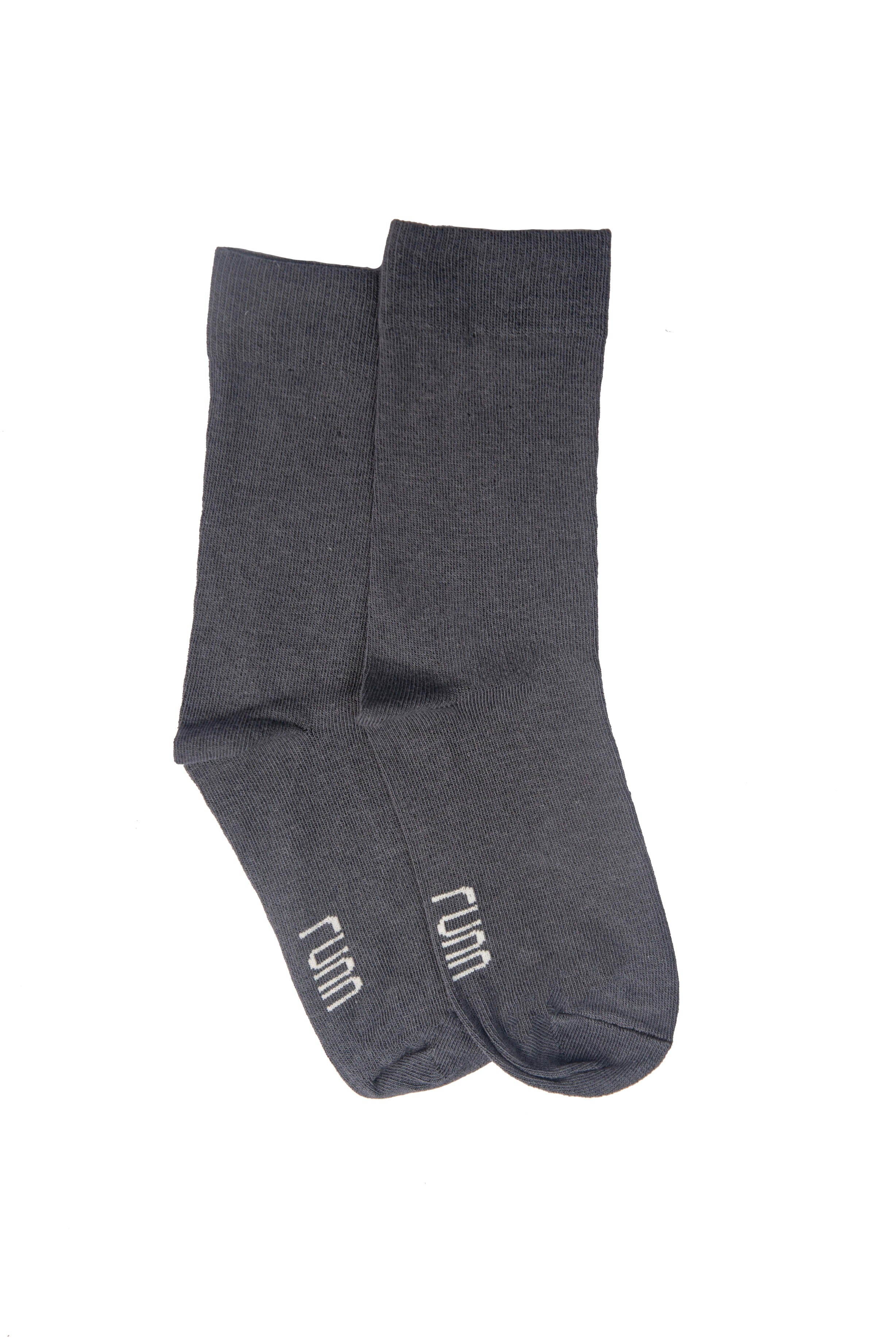 Runn Full Plain Socks - Grey
