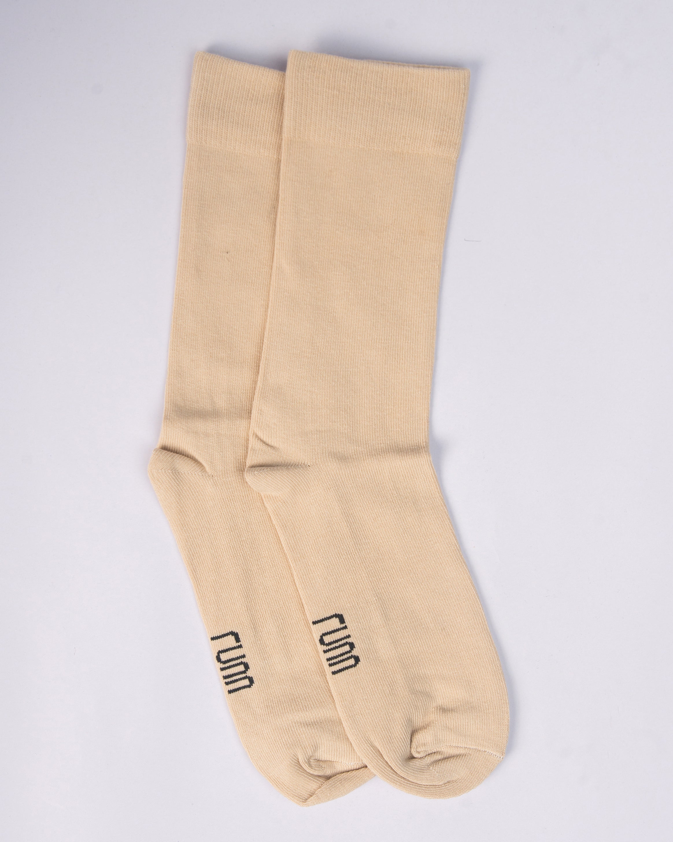 Runn Full Plain Socks - Sand
