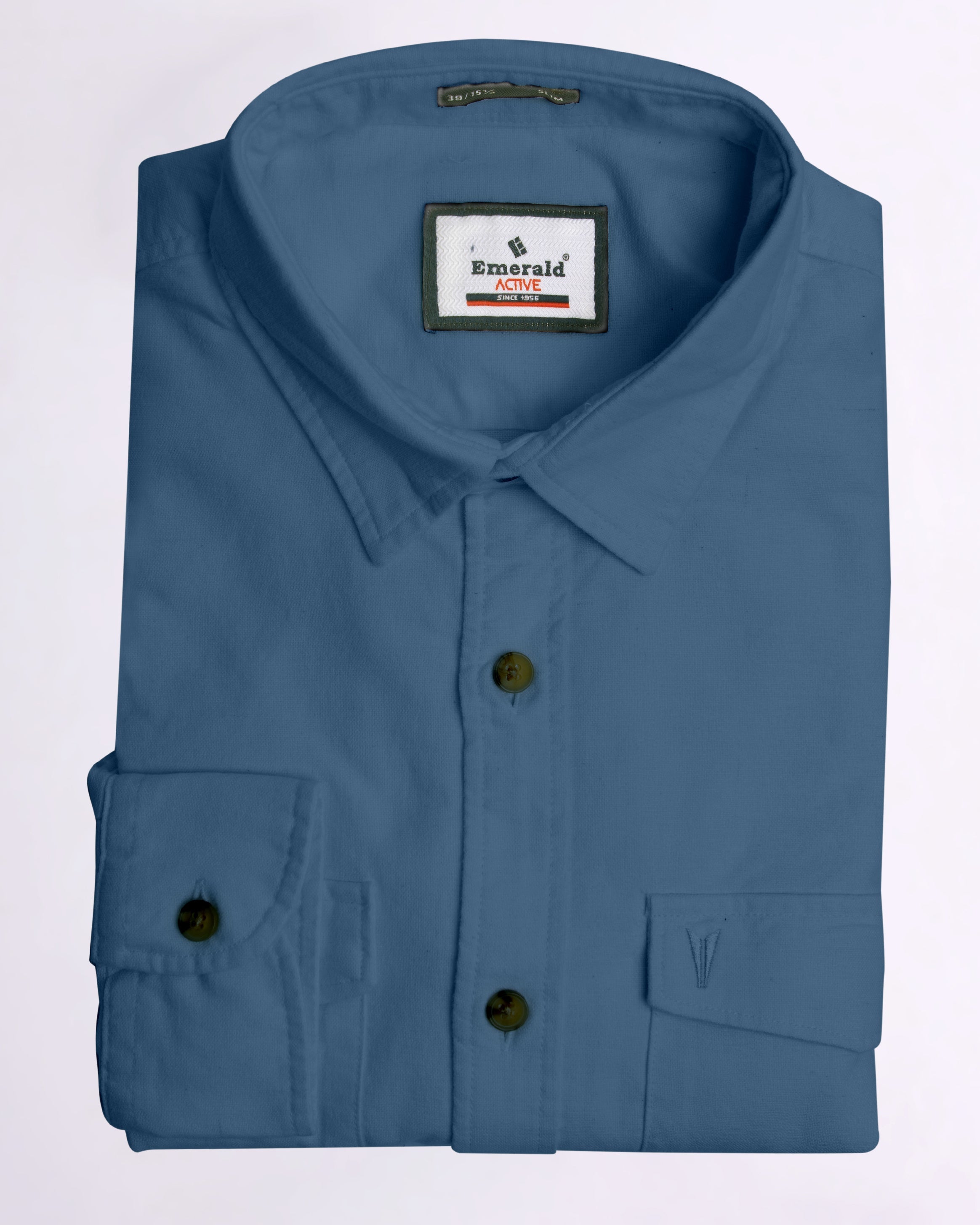 Emerald Active Double Pocket Slim Fit-Faience