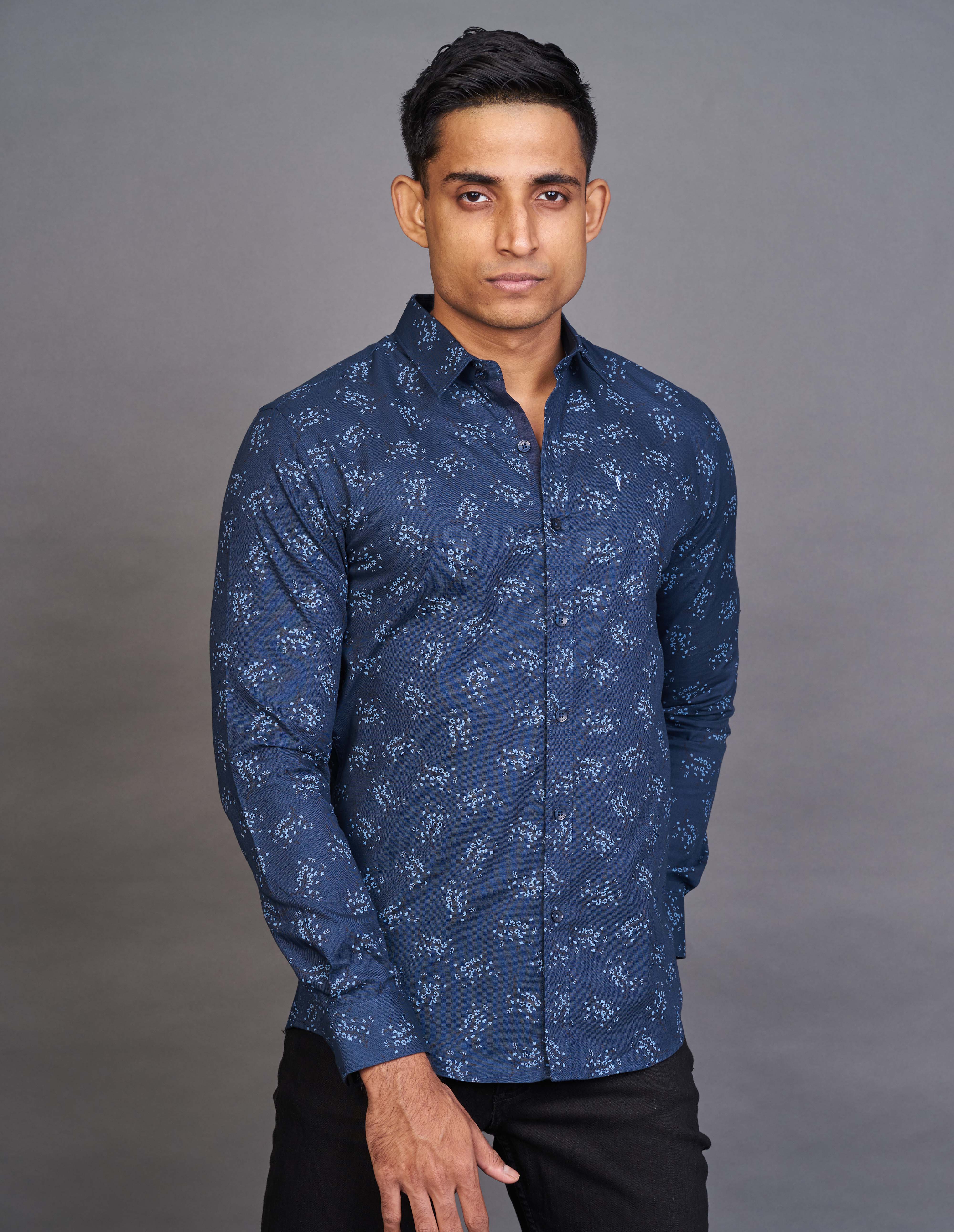 Emerald Fashion Printed Slim Fit - Sky Way