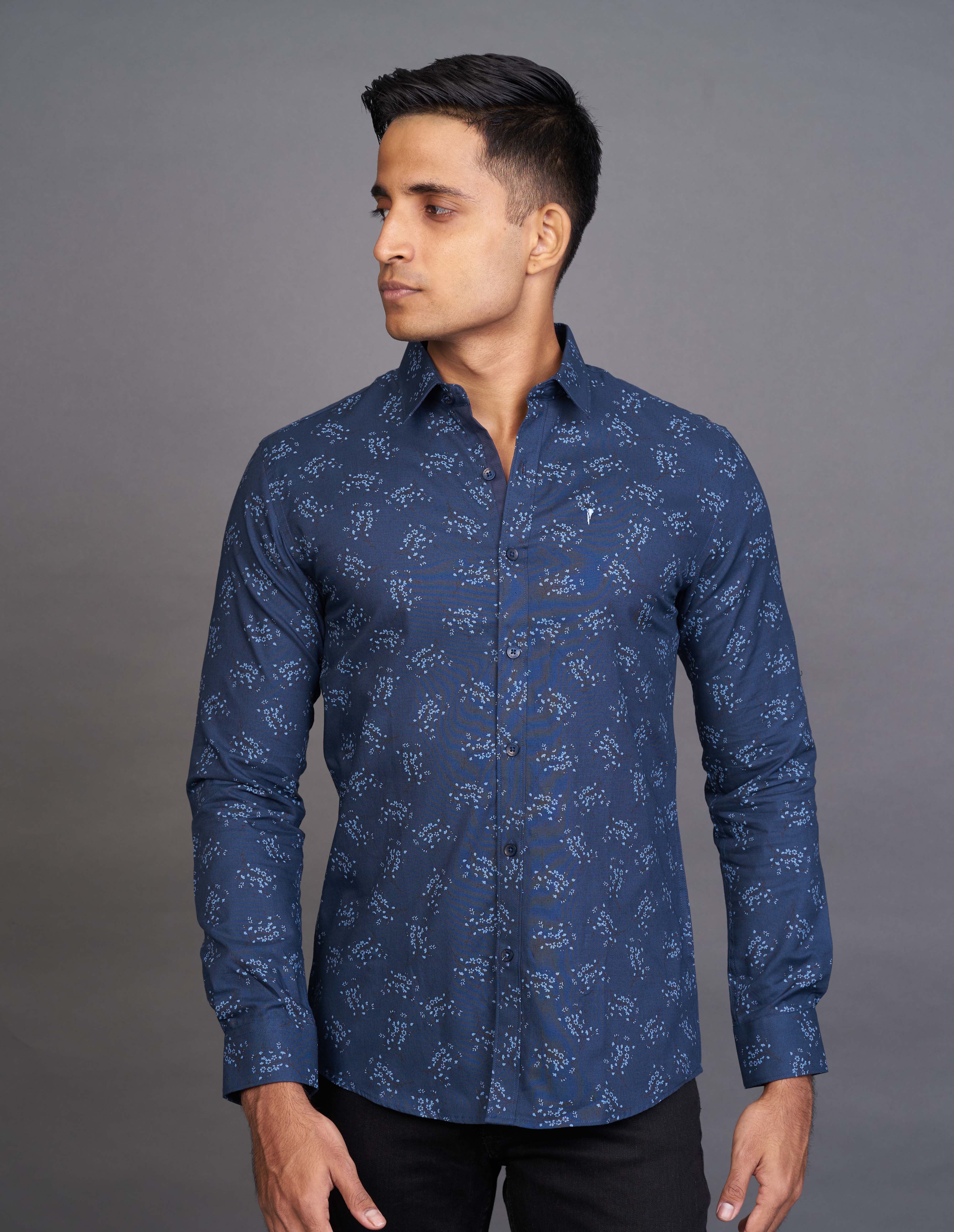 Emerald Fashion Printed Slim Fit - Sky Way