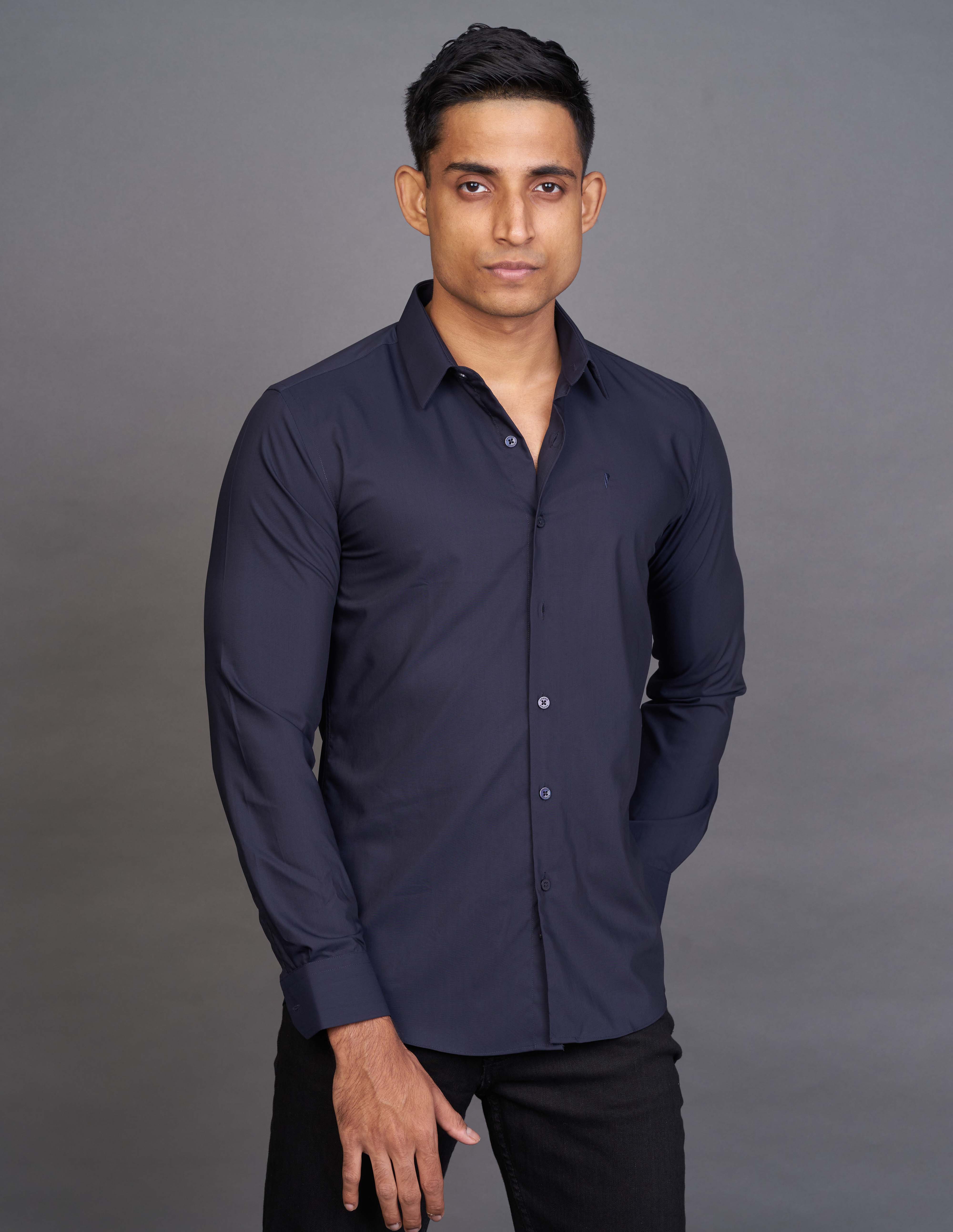 Emerald Fashion Plain Slim Fit - Licorice