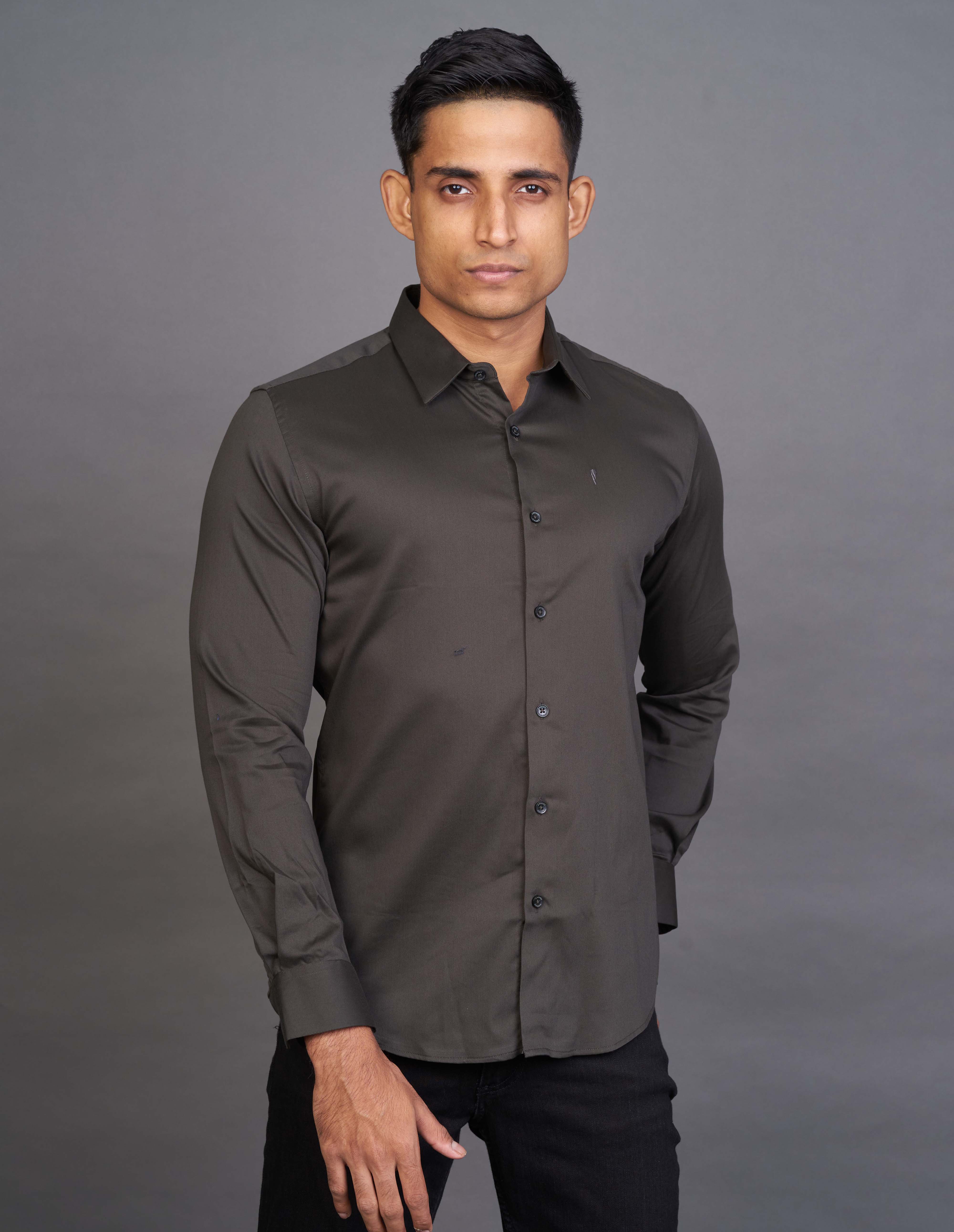 Emerald Fashion Plain Slim Fit - Forest Night