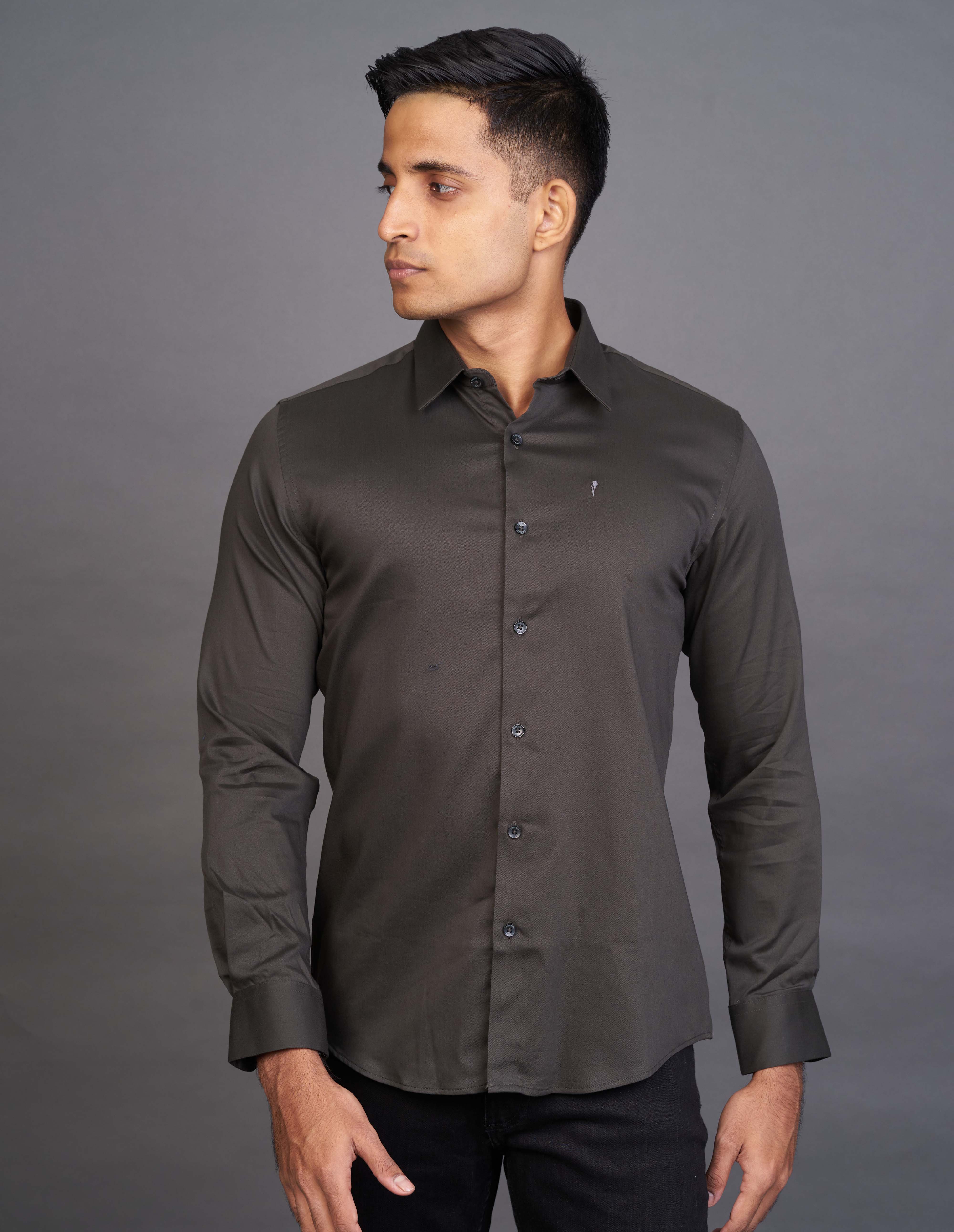 Emerald Fashion Plain Slim Fit - Forest Night