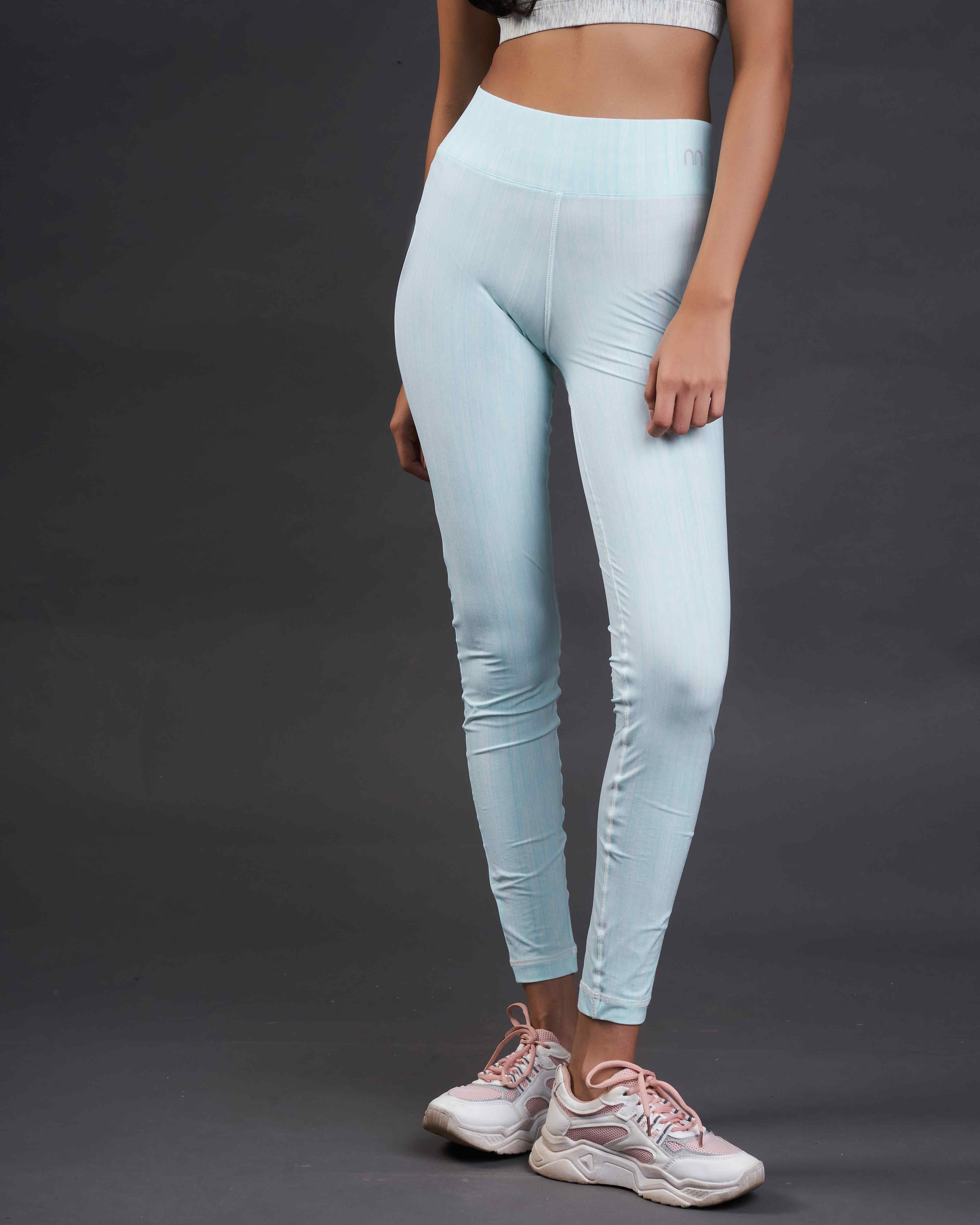Runn Active Wear Printed Athleisure Fit-Mint
