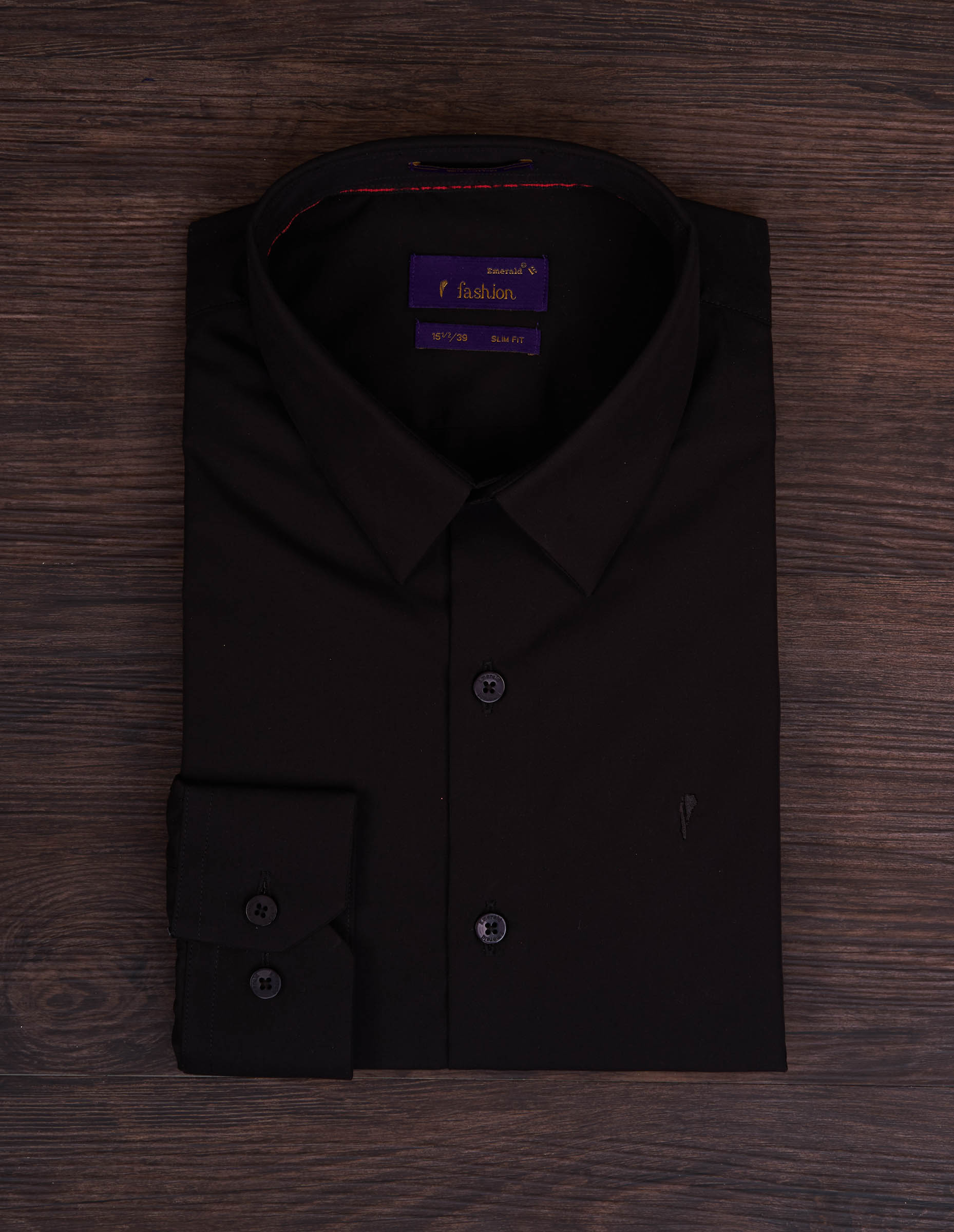 Emerald Fashion Plain Slim Fit - Raven