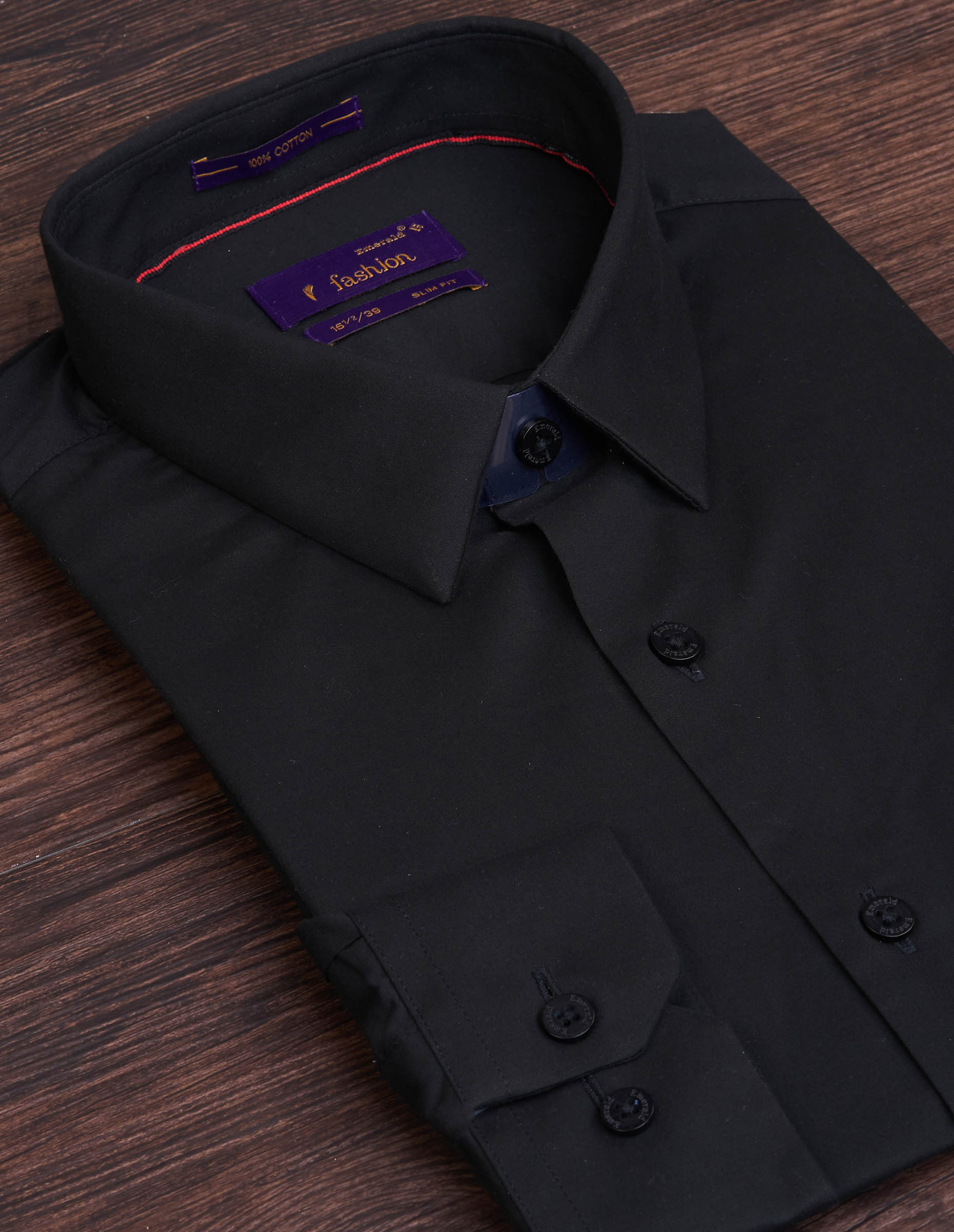 Emerald Fashion Plain Slim Fit - Blue Nights