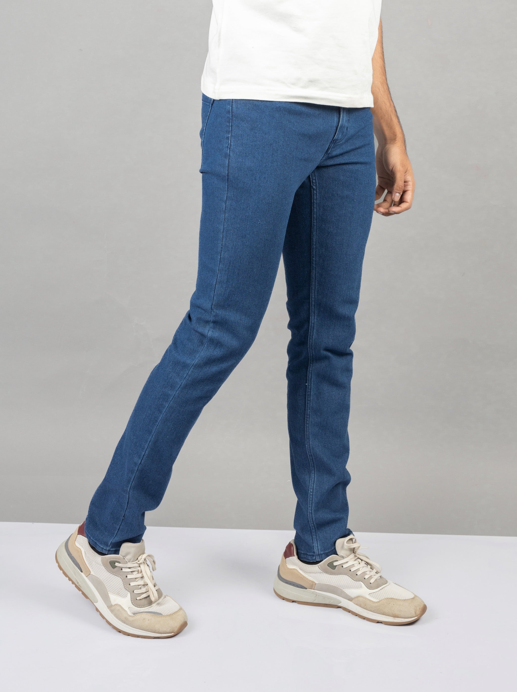 Authentic Denim Slim Mid Wash-Blue Insignia