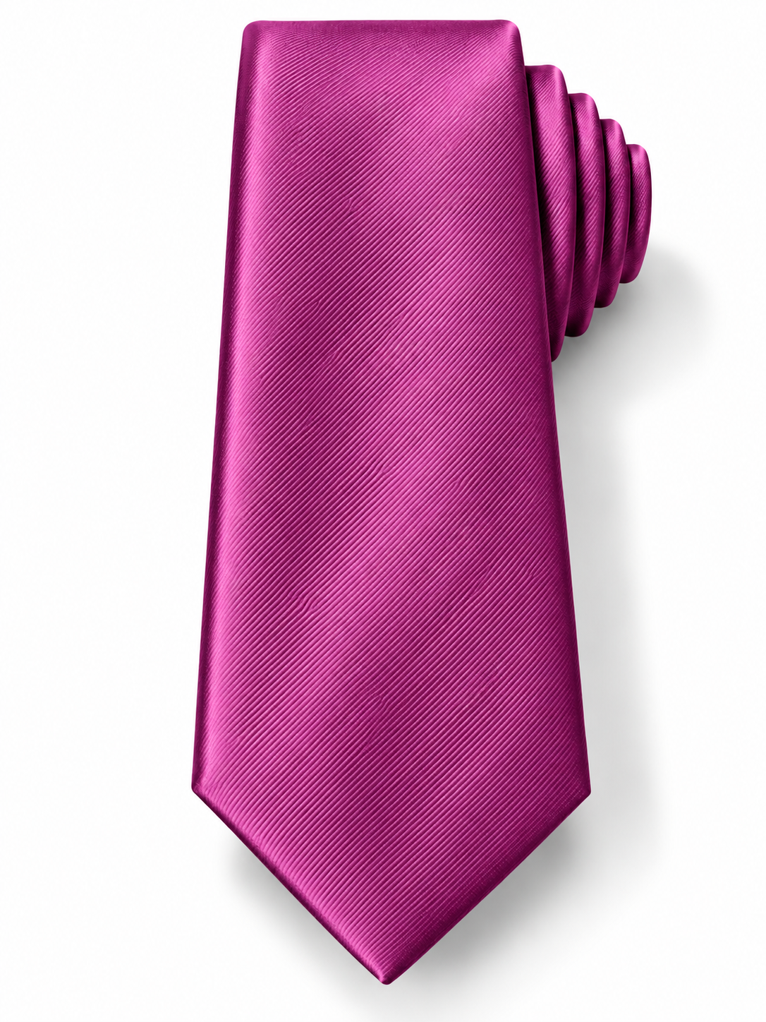 Rich Magenta Microfiber Tie