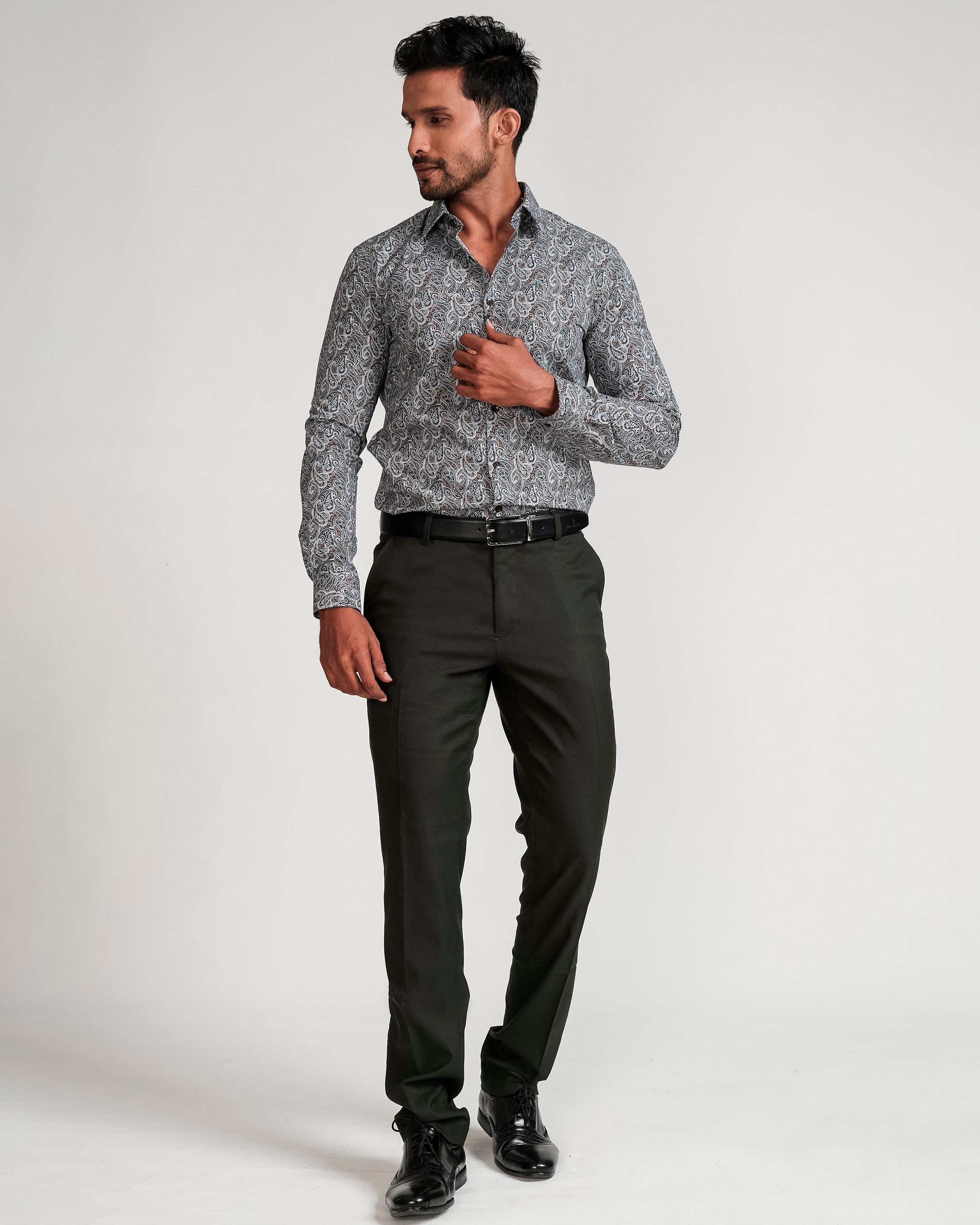 Fashion Printed Slim Fit-Midnight