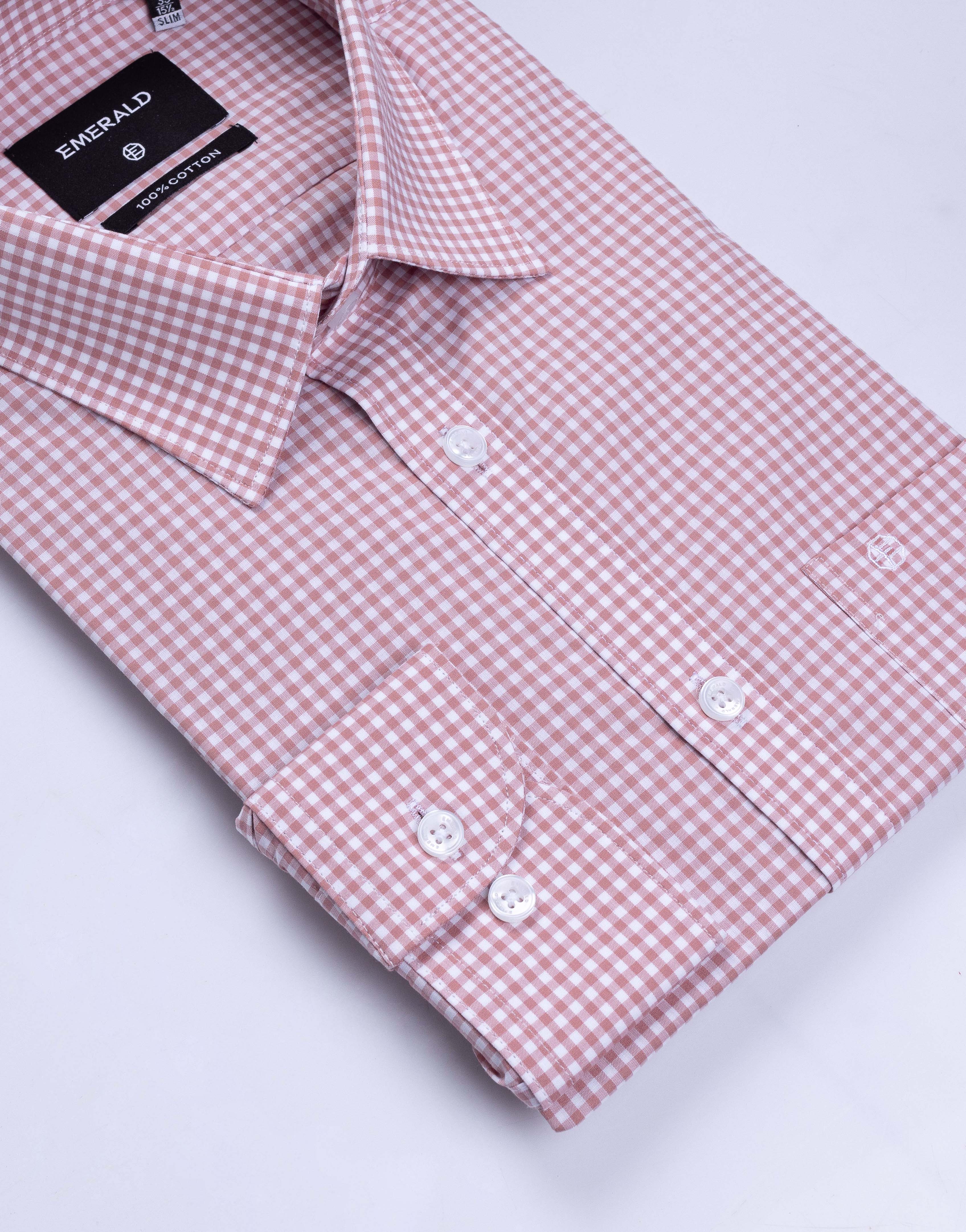 Emerald Formal Checks Slim FS-Racing Red