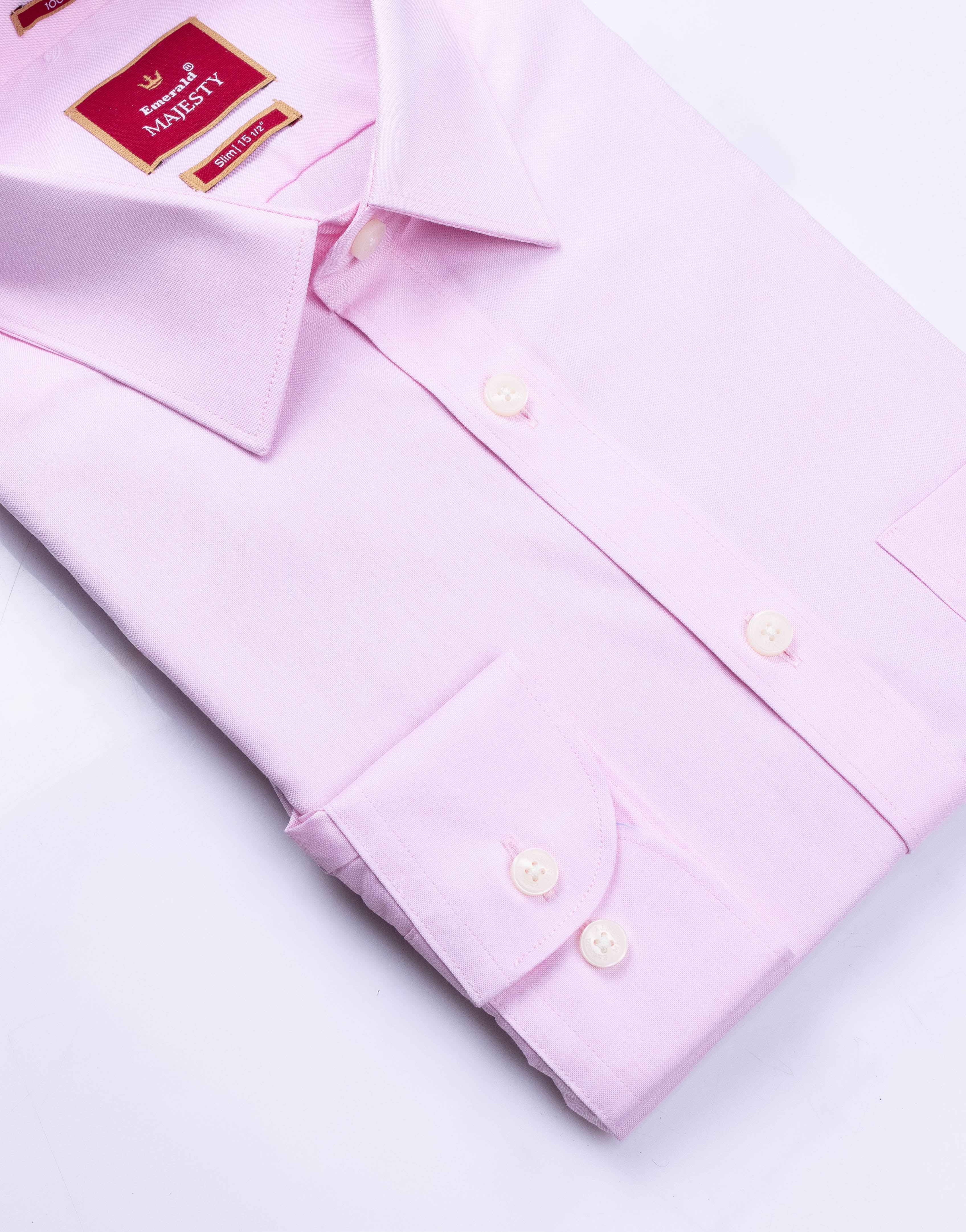 Emerald Majesty Plain Slim Fit Full Sleeve