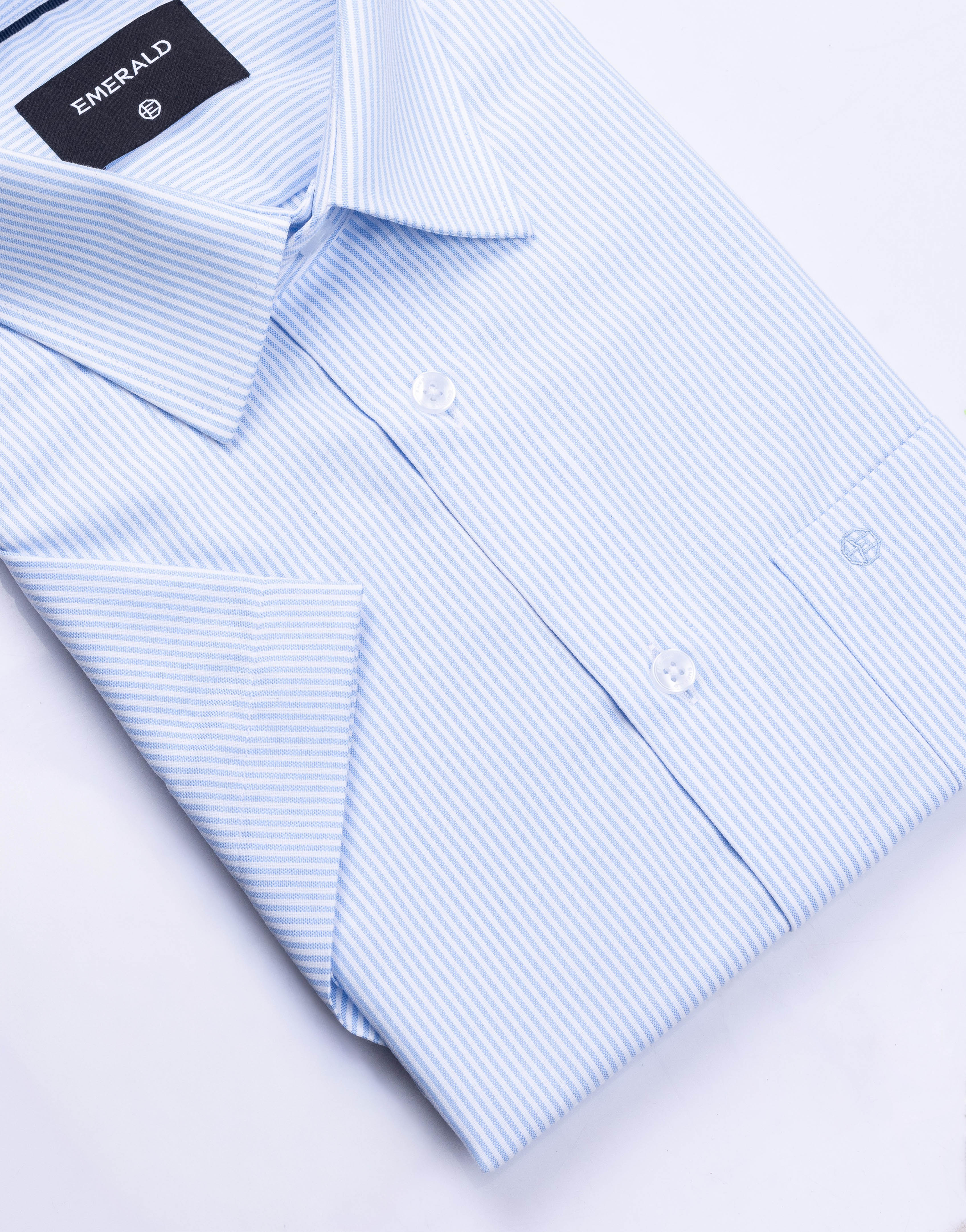 Emerald Formal Stripe Regular Fit - Blue Bell