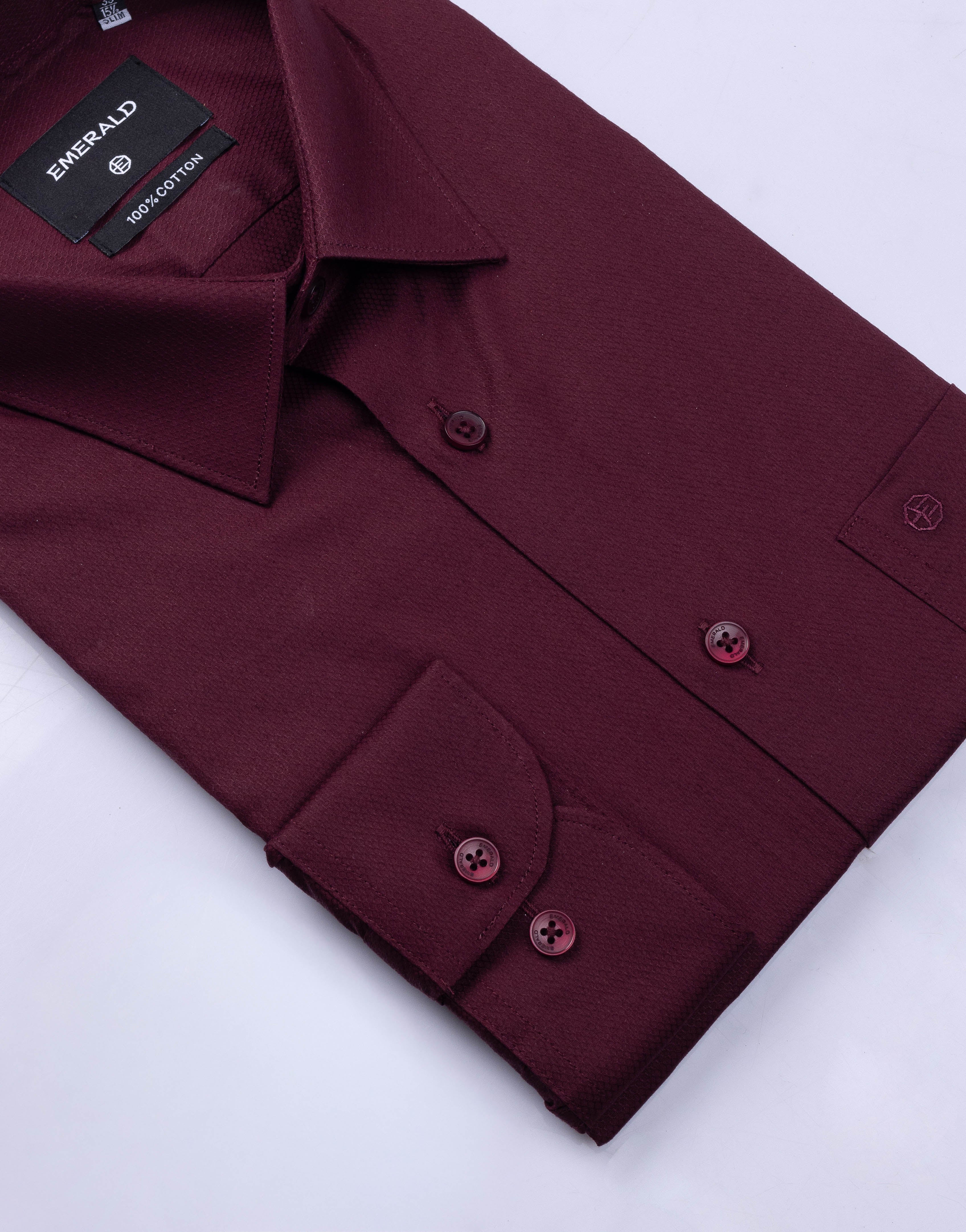 Emerald Evening Slim Fit Fs-   Red