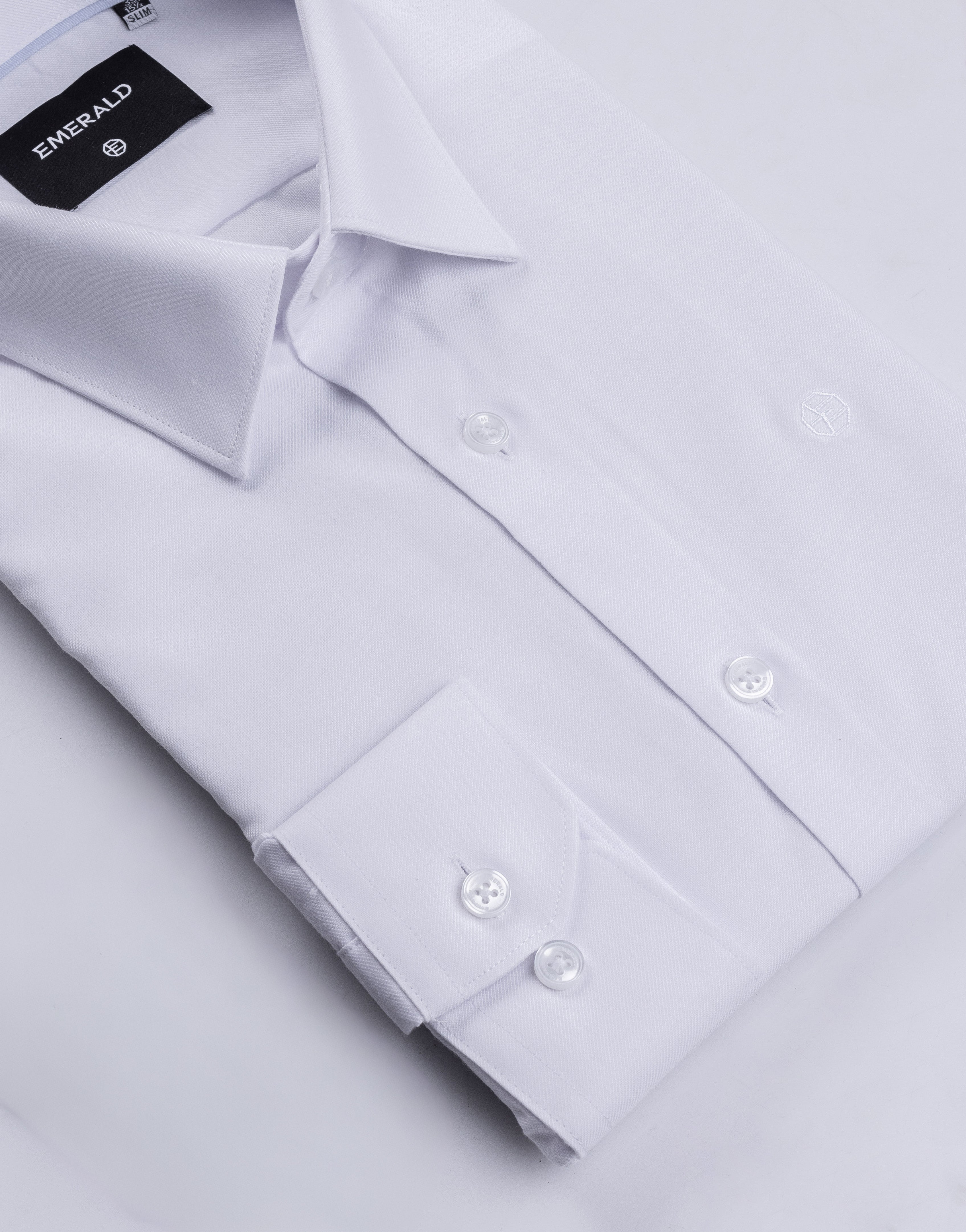 Emerald Formal Plain Slim Fit - Egret