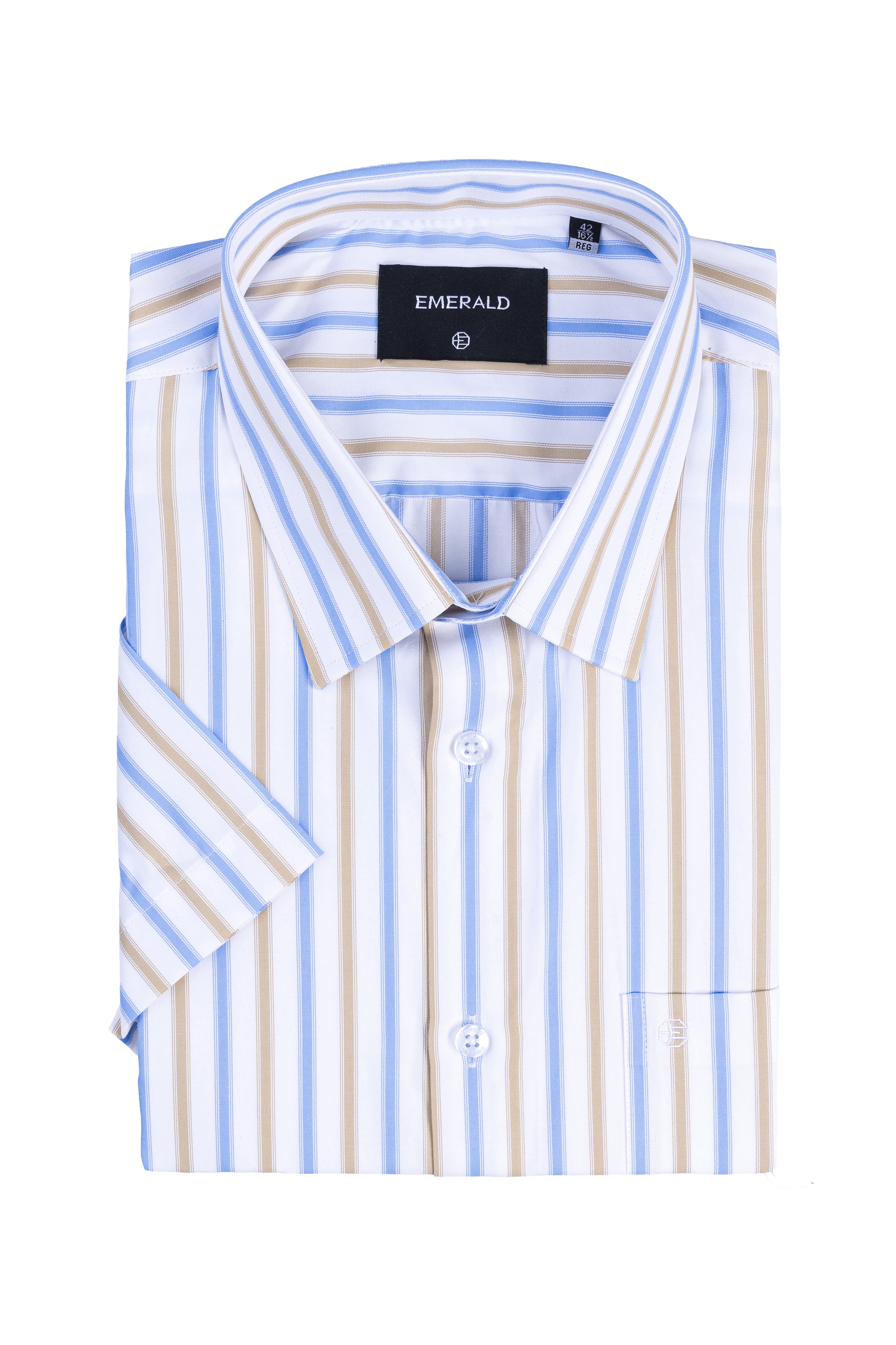 Emerald Formal Stripe Regular Fit - Honey