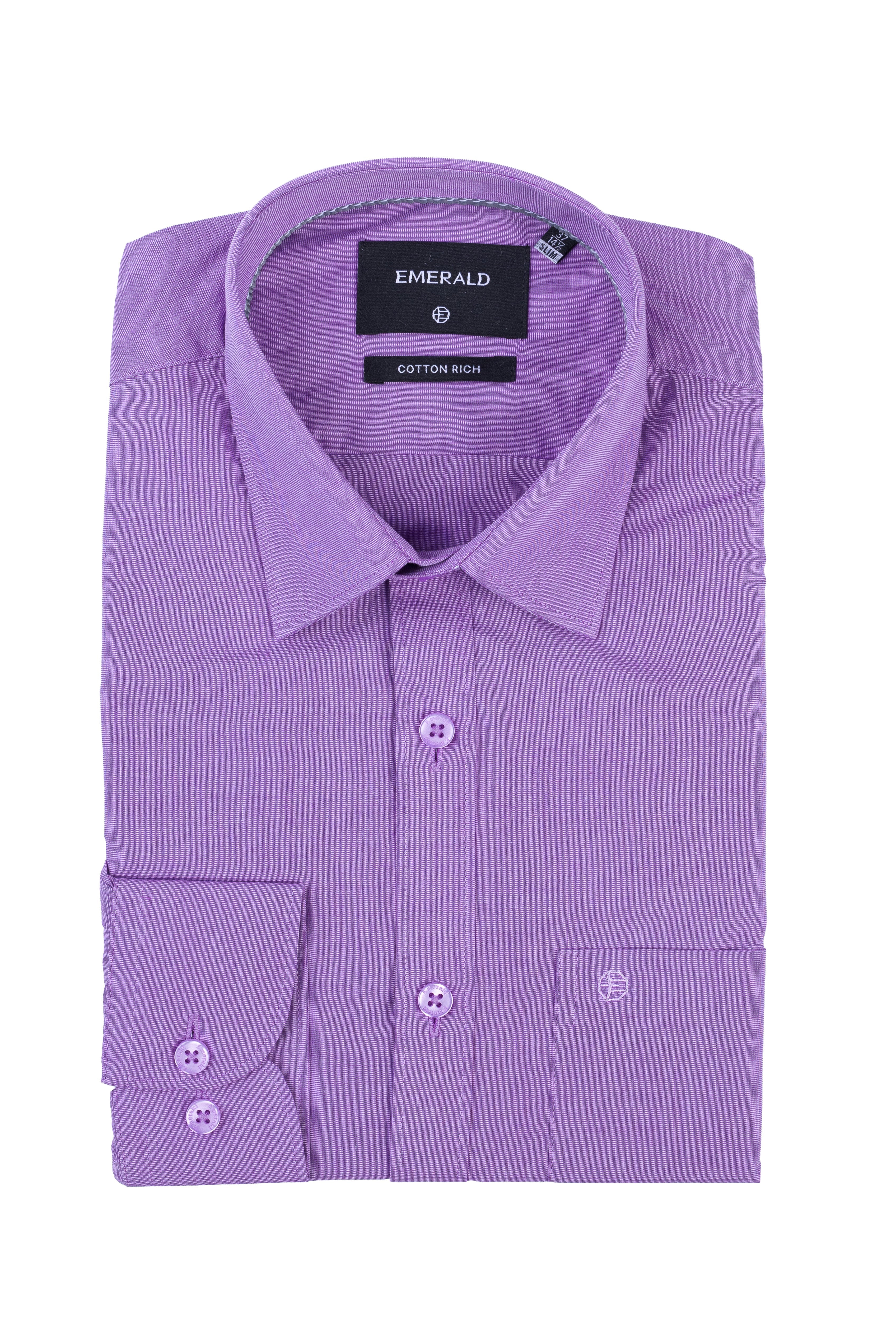 Emerald Corporate Fil A Fil Slim Fit - Medium Violet